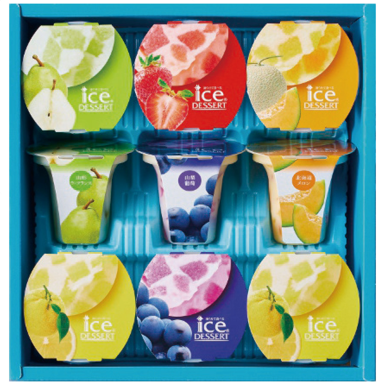 凍らせて食べる アイスデザート～国産フルーツ入り～ IDE-20