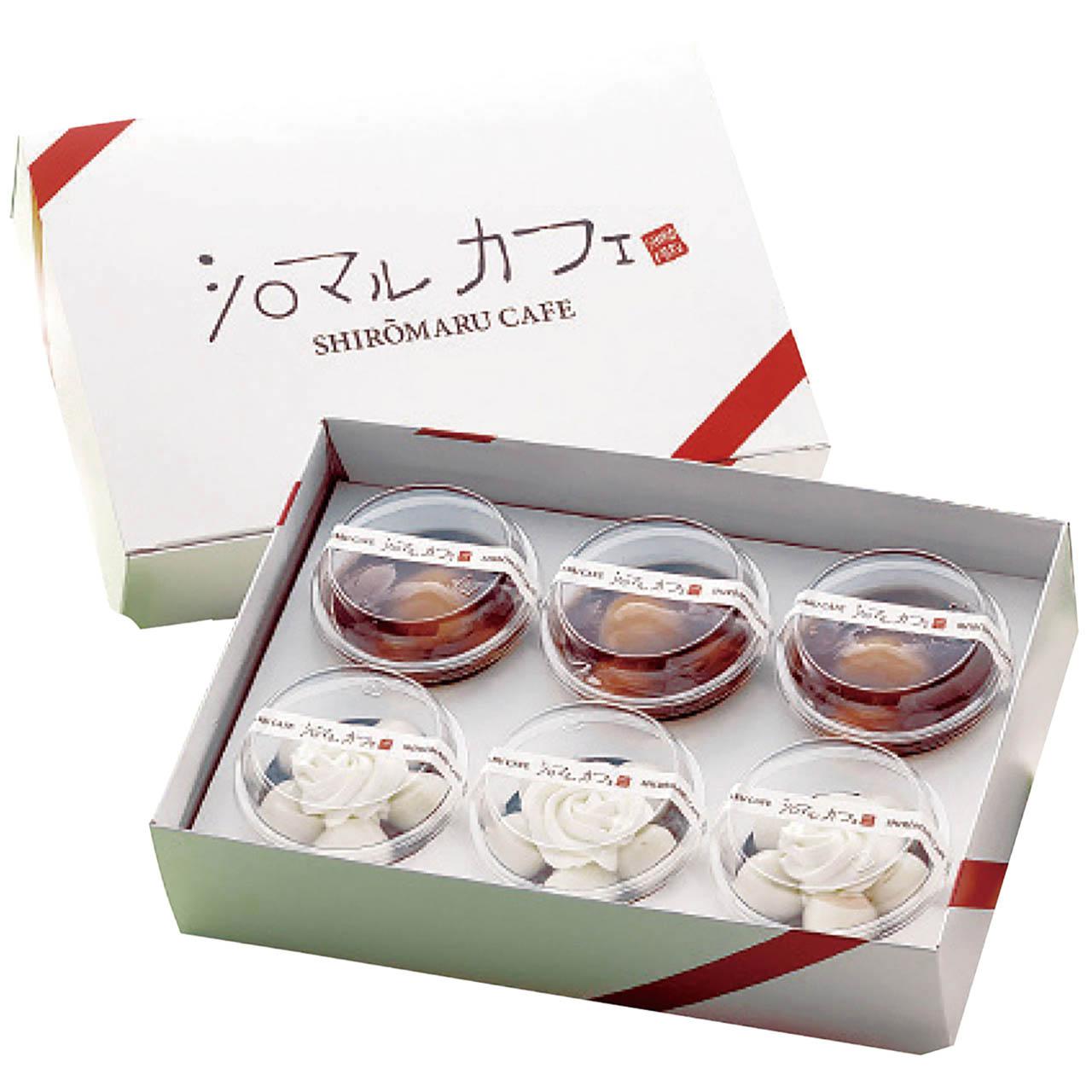北海道「シロマルカフェ」白玉スイーツ6個セット