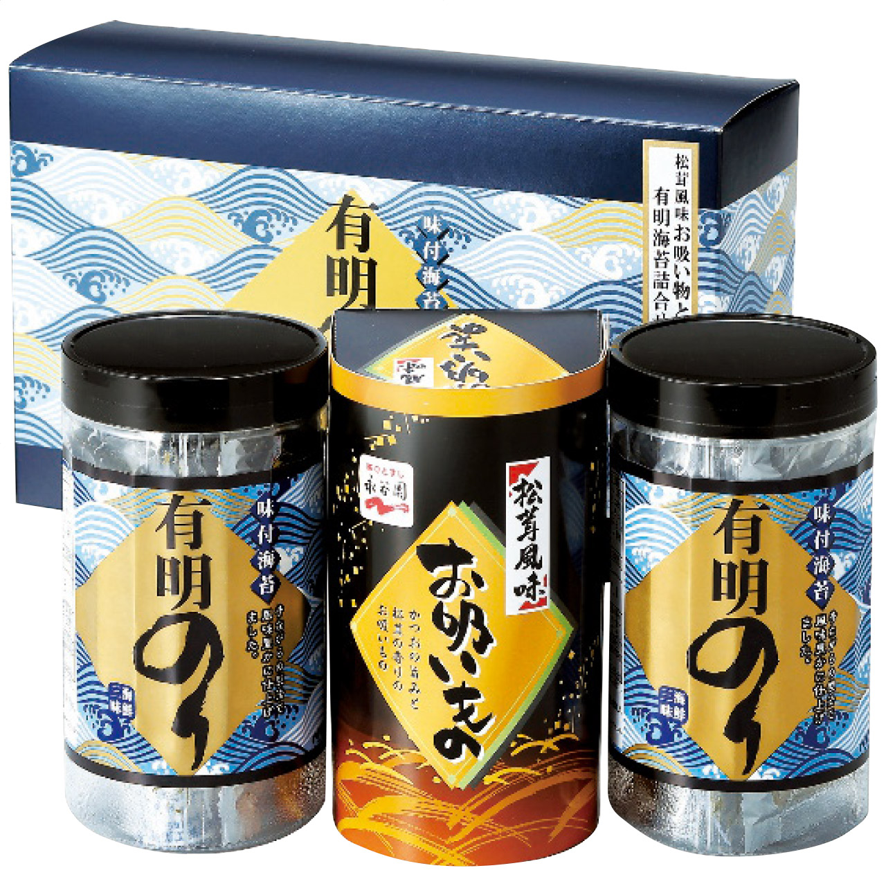 有明のり・永谷園松茸風味お吸い物詰合せ ZFA-15