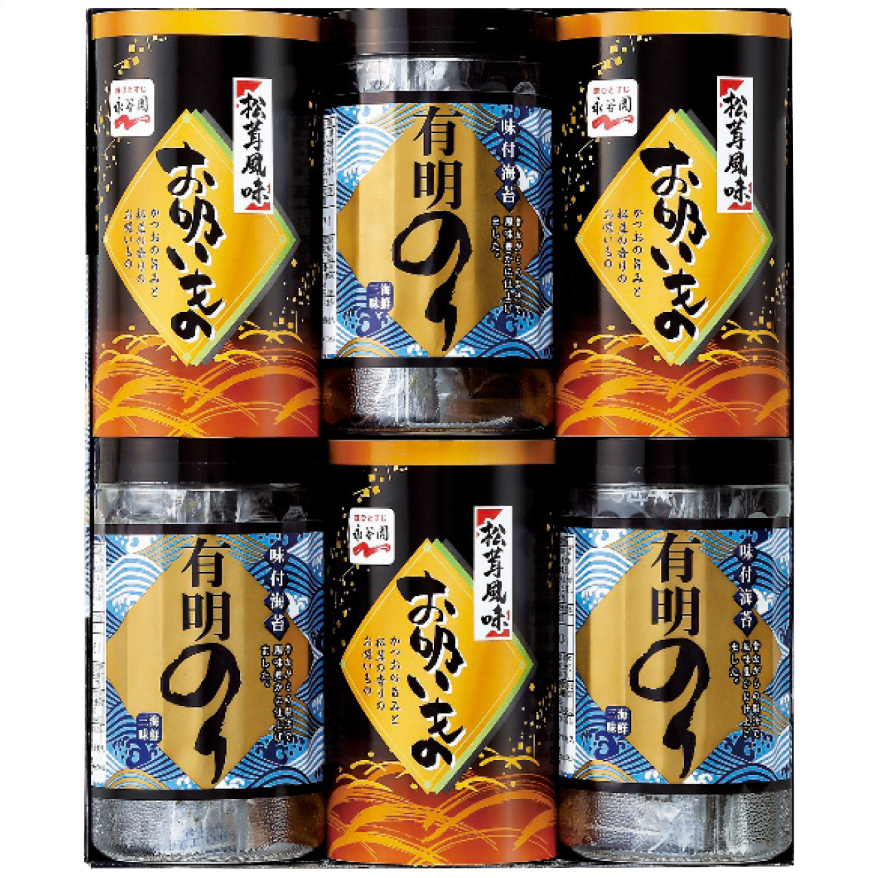 有明のり・永谷園松茸風味お吸い物詰合せ ZFA-30