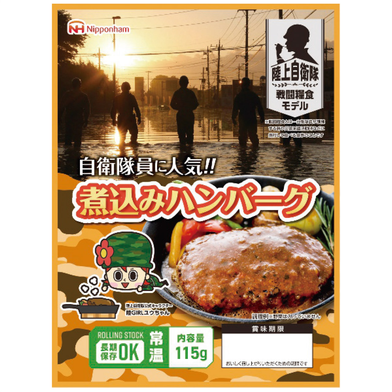 防災食 煮込みハンバーグ(20袋入)