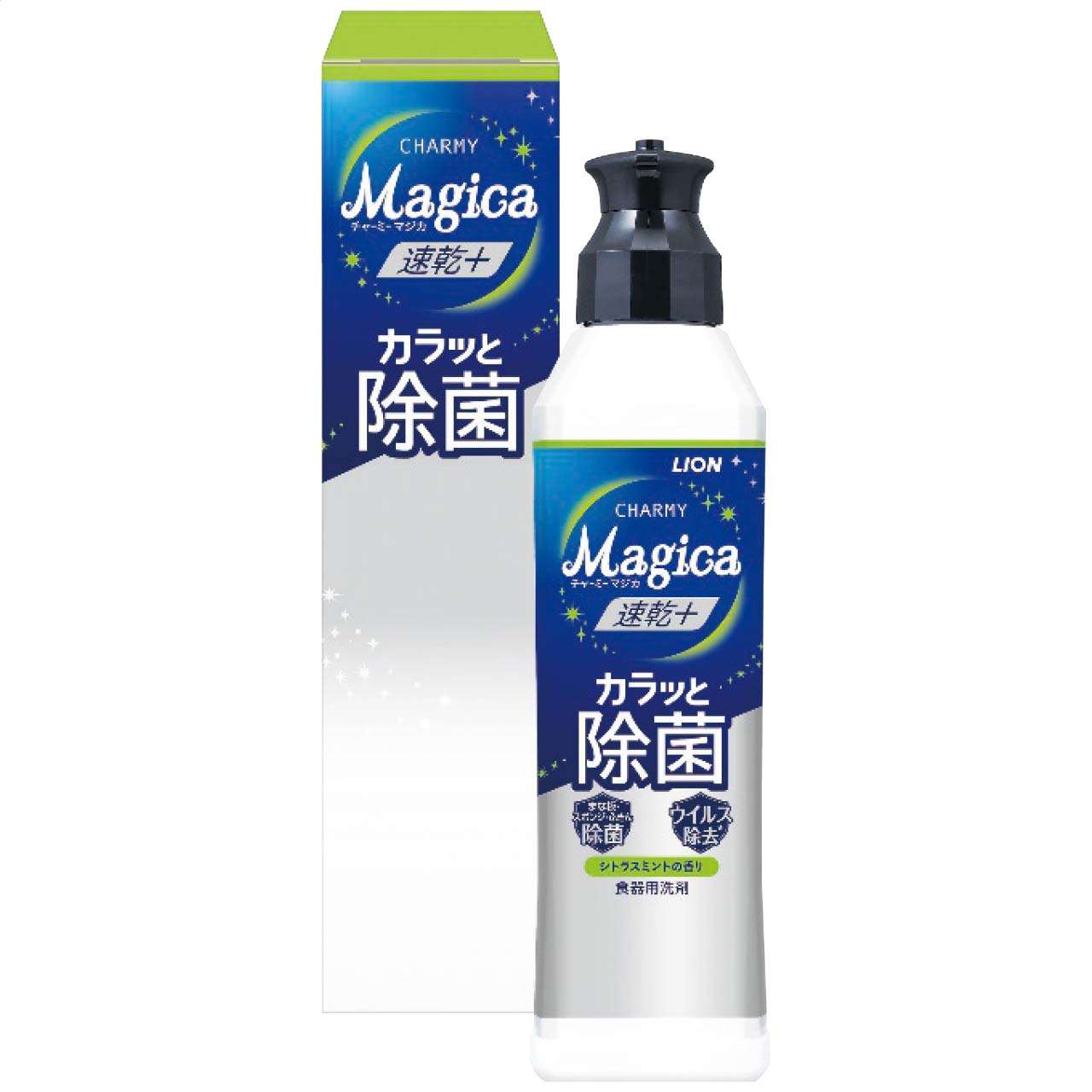 チャーミーMagica速乾プラス カラッと除菌シトラスミント220ml(箱入)