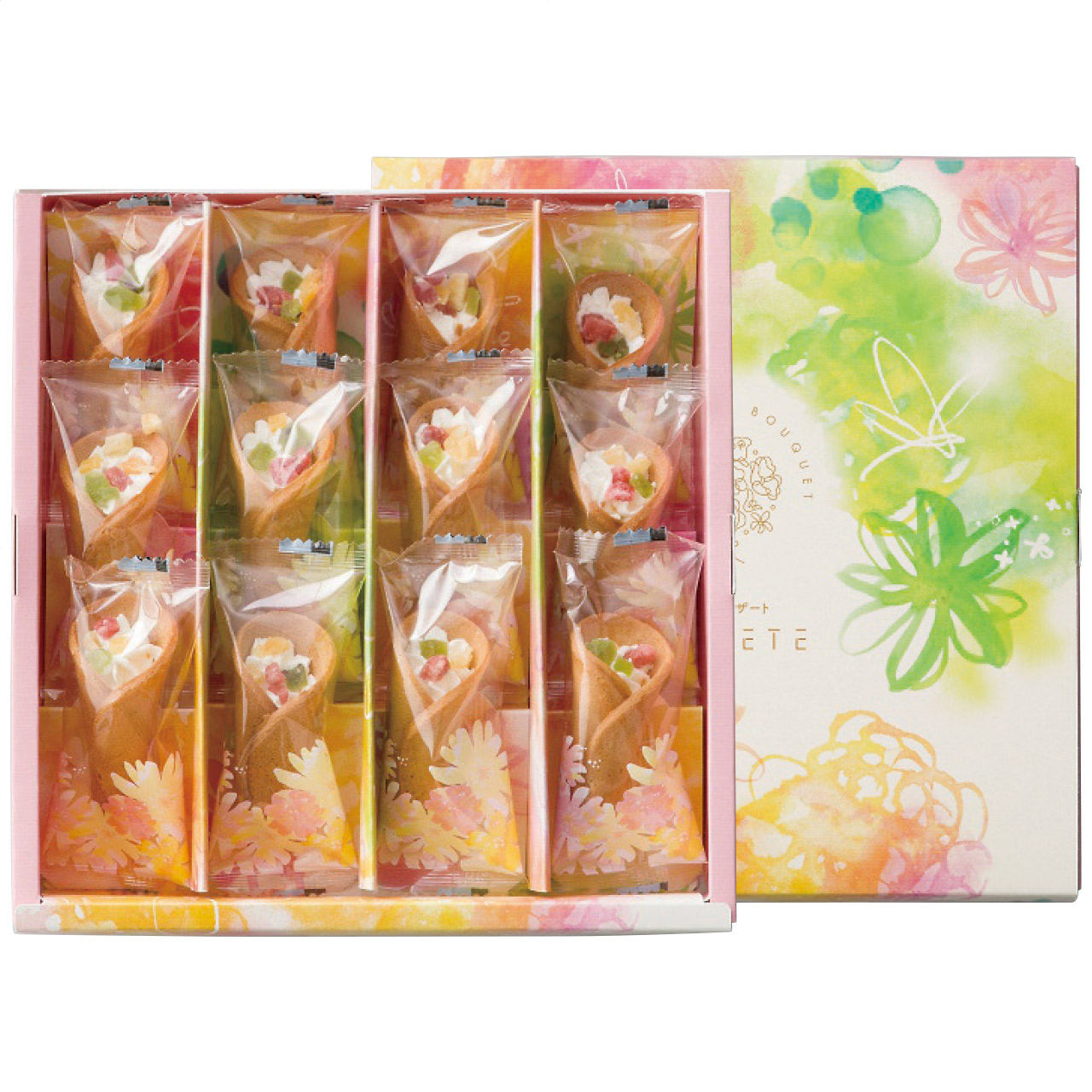 花束のデザート12個入