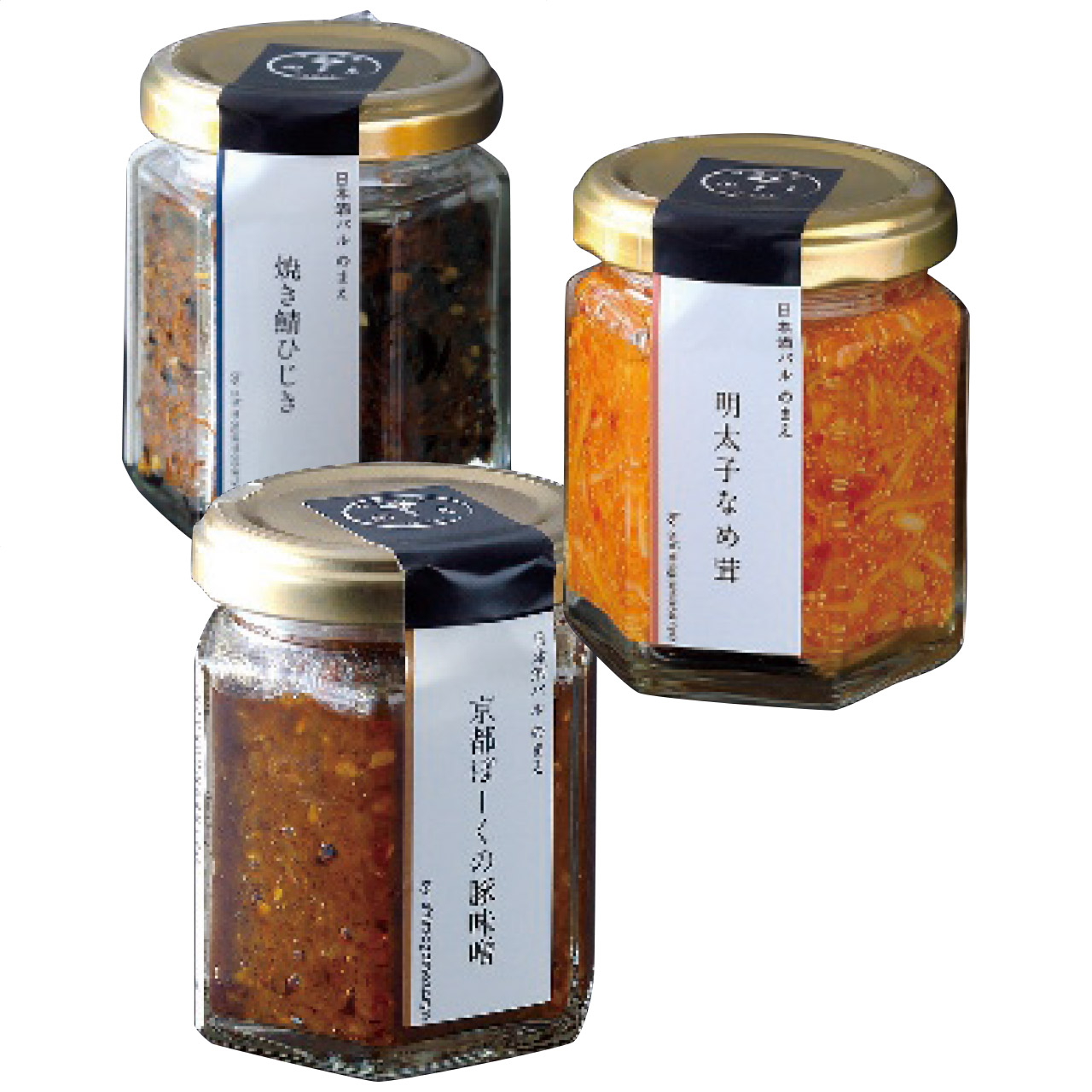 山海の幸 ｢京都ぽーくの豚味噌・焼き鯖ひじき・明太子なめ茸｣ 20019