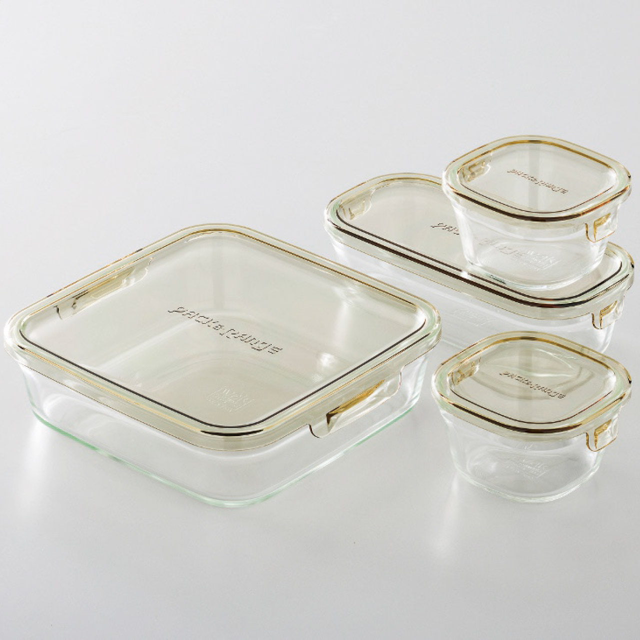 パック＆レンジシステムセットミニ(耐熱ガラス)