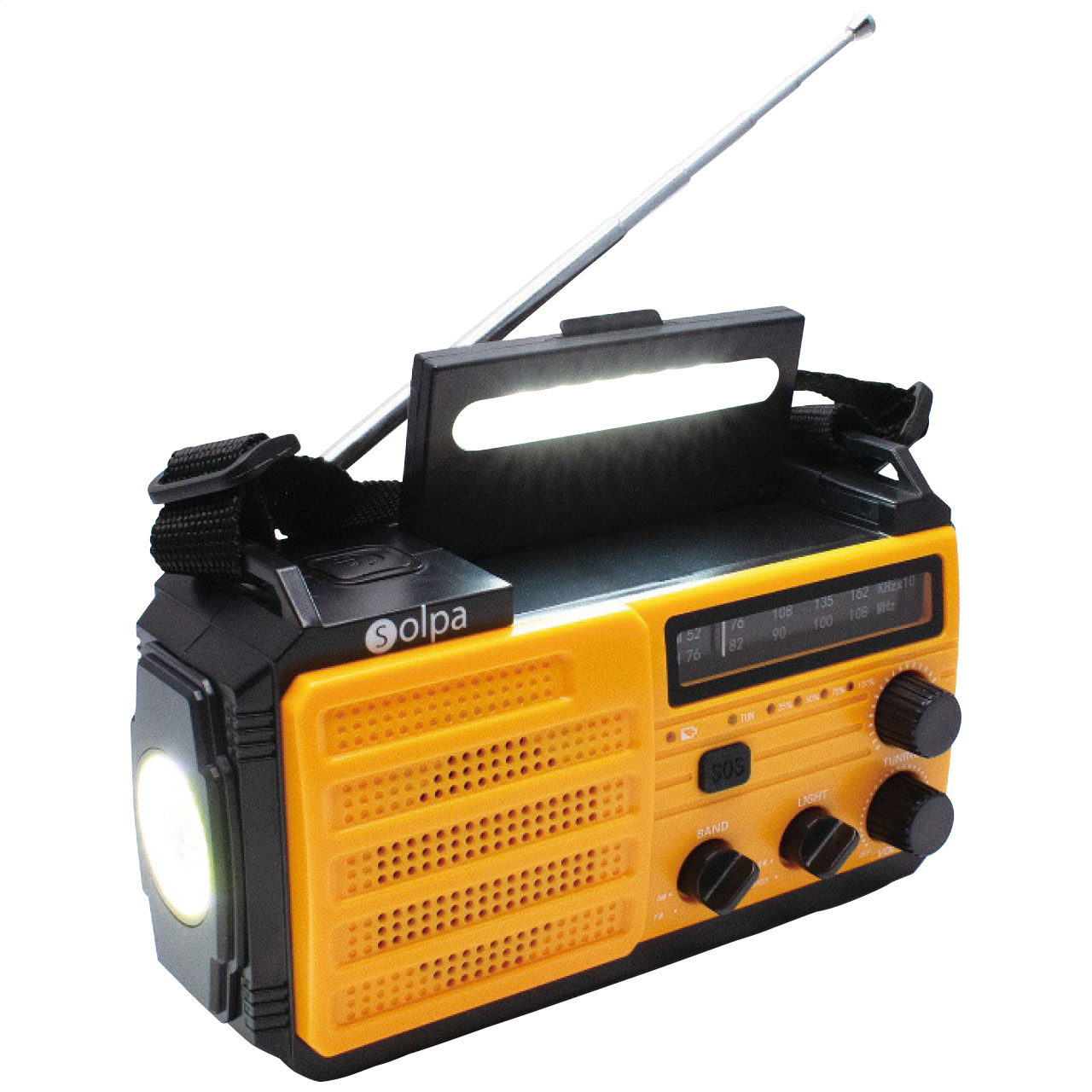 手回し/ソーラー蓄電ラジオ チャージオ・8000