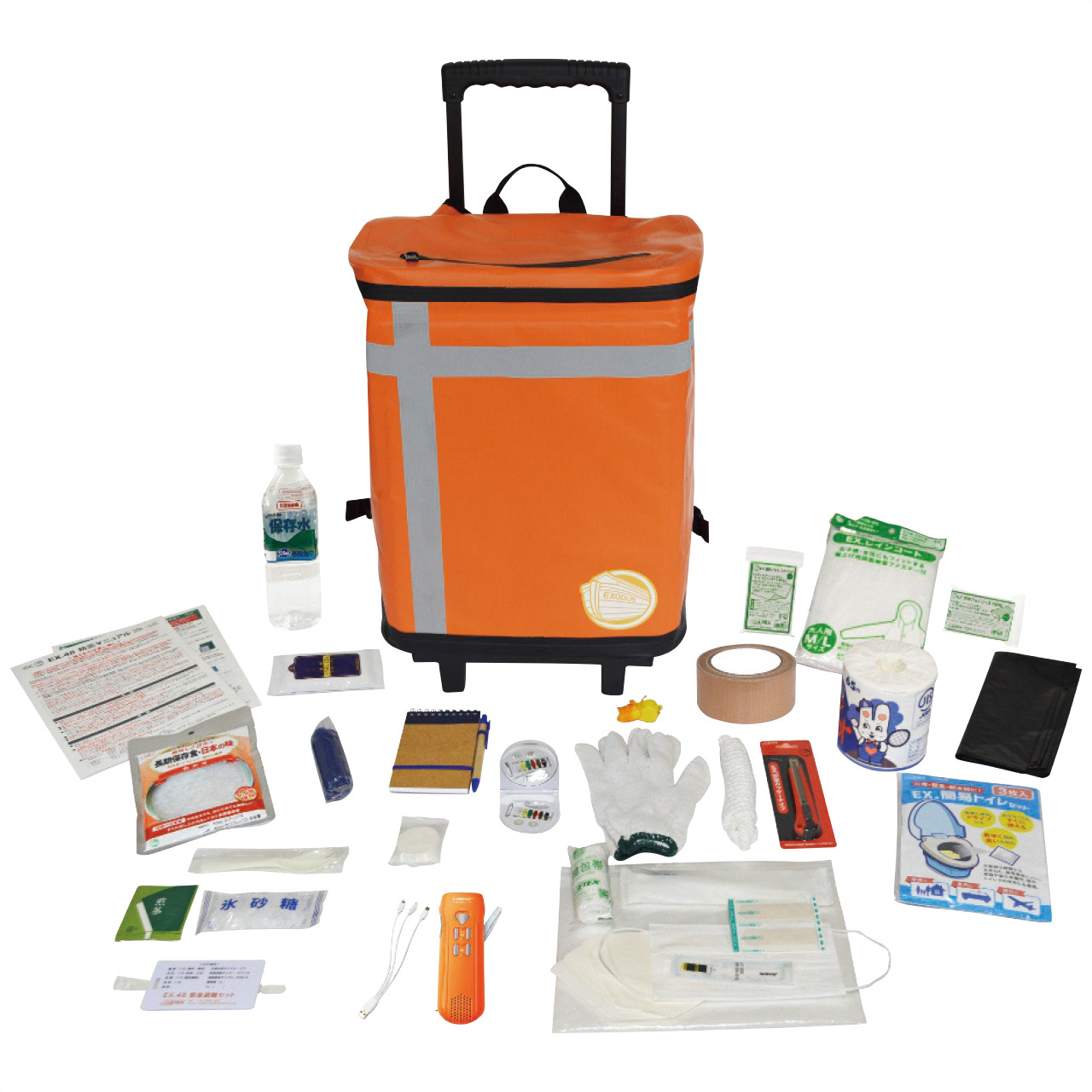 EX.48 浮く防災バッグTANAKA防災士ブラザーズモデルPRO STYLE1人用アドバンスM