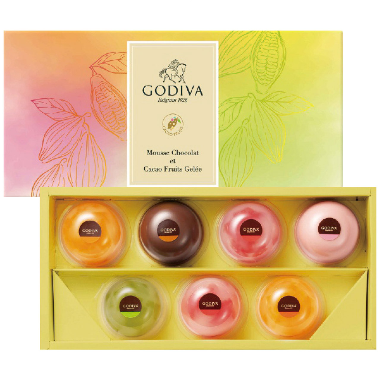 ムースショコラ エ カカオフルーツジュレ7個入 GMG-306