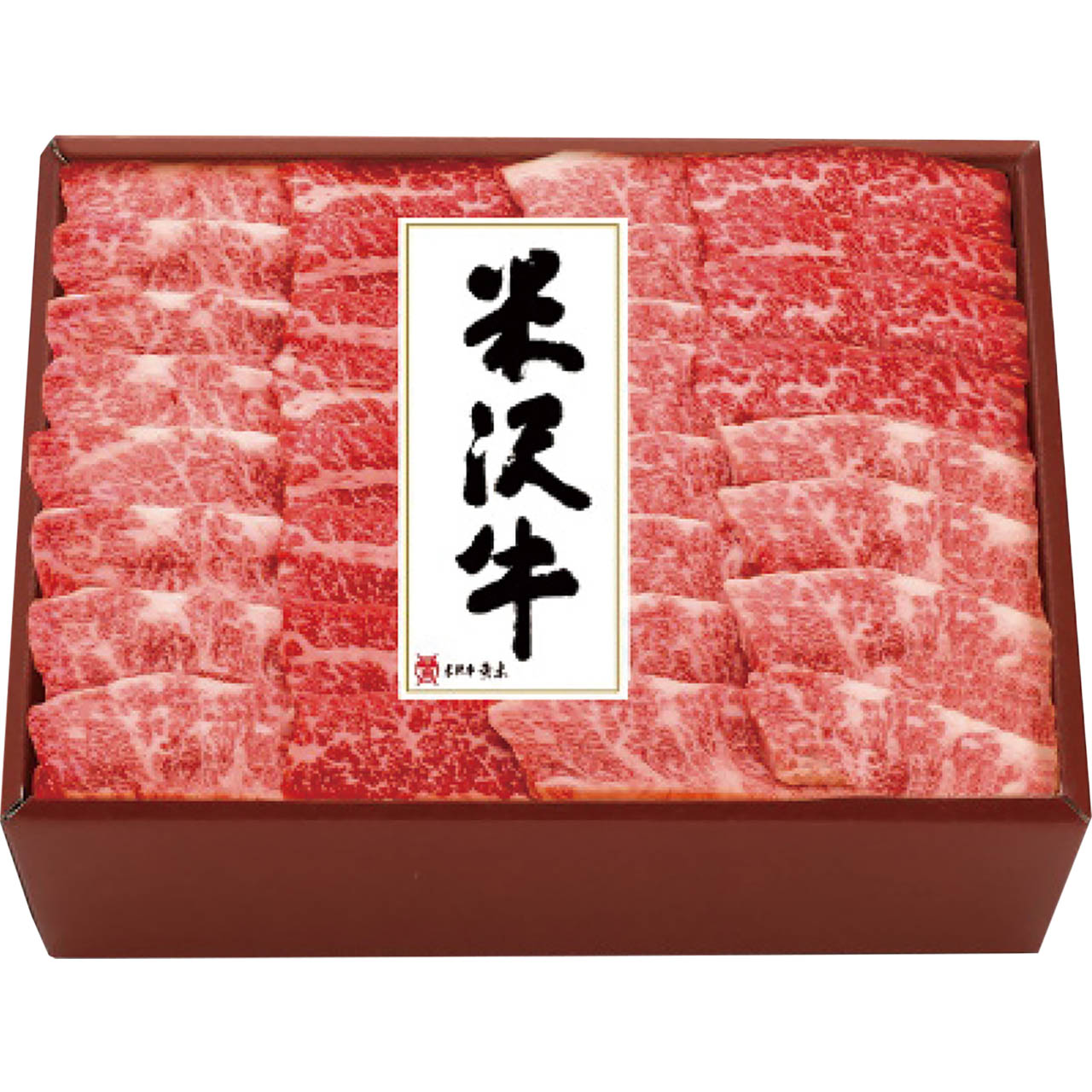 黄木の100年目利き米沢牛バラ焼肉用(約450g)