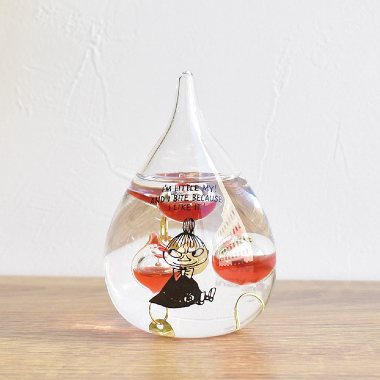 リトルミイ ガラスフロート温度計 しずく