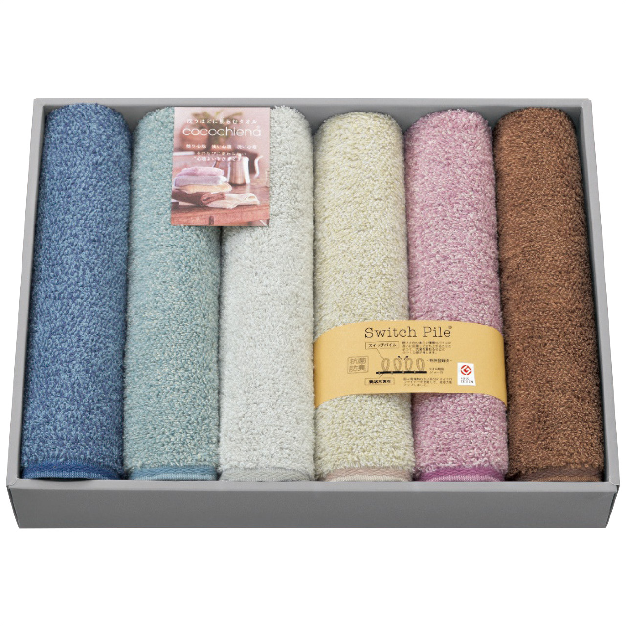 フェイスタオル6枚セット