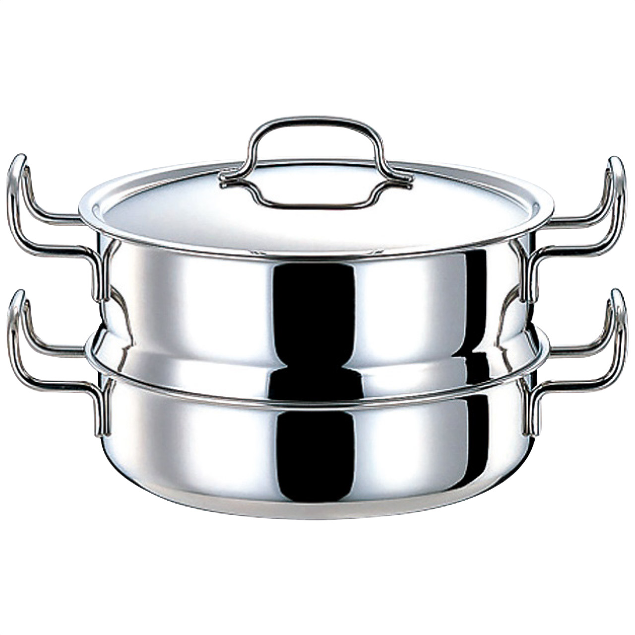 全面7層 蒸し器付鍋25cm