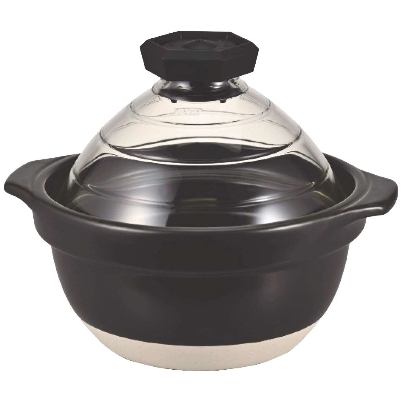 フタがガラスのご飯釜(2～3合炊き)