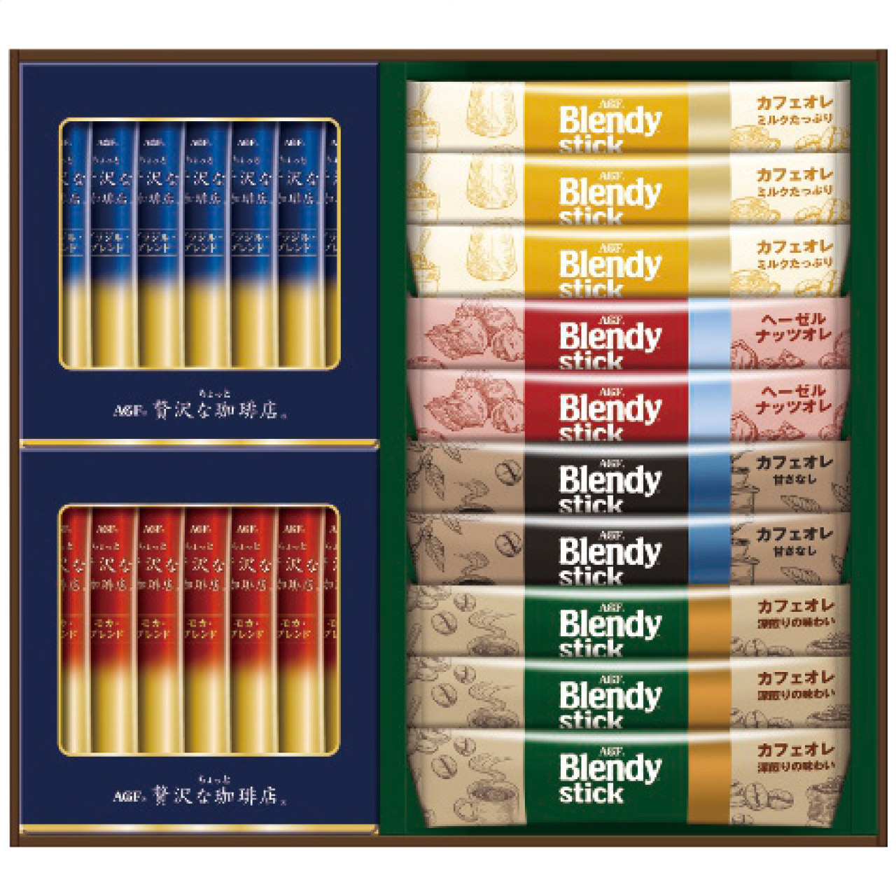 スティックカフェオレ＆ブラックアソートギフト BZT-20D