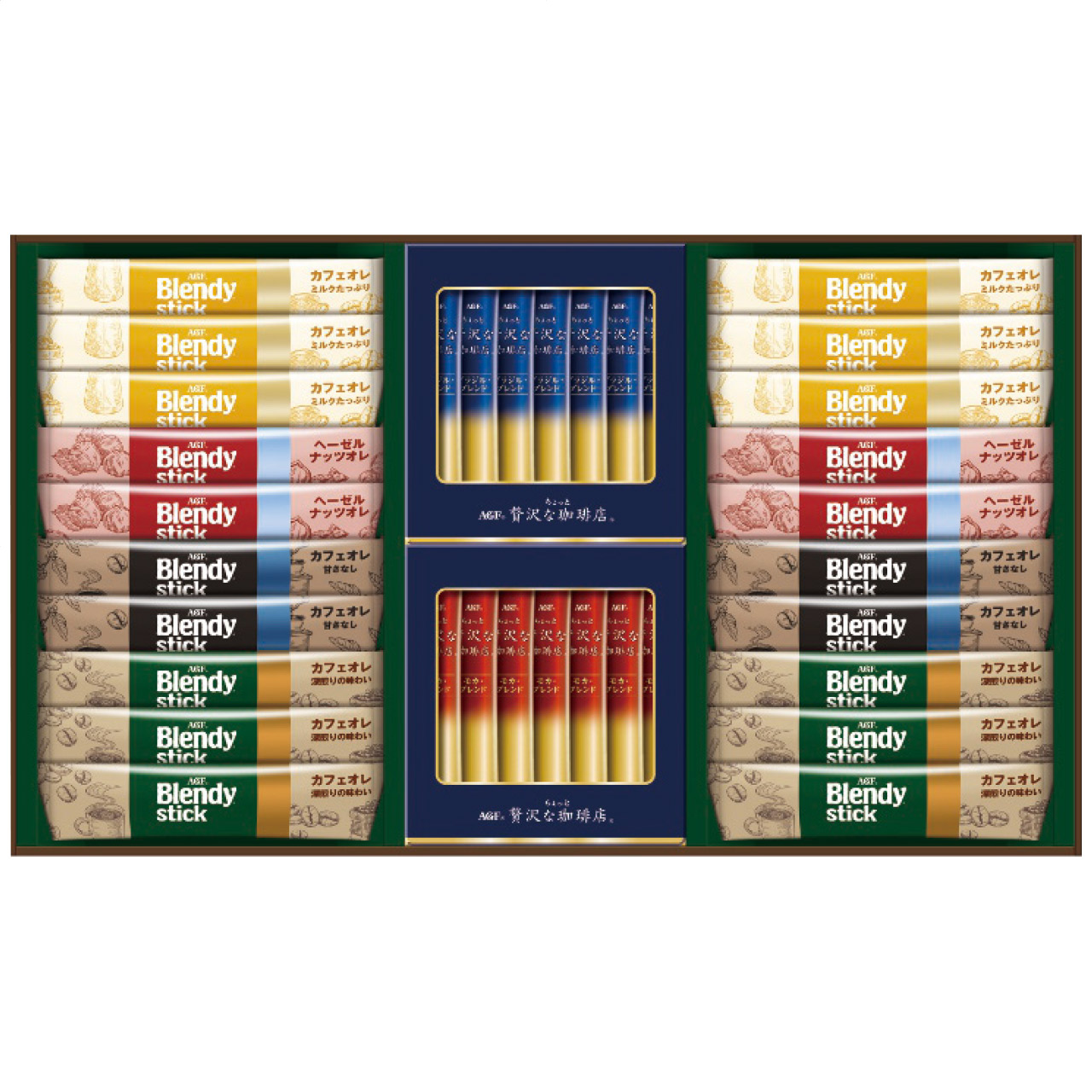 スティックカフェオレ＆ブラックアソートギフト BZT-30D