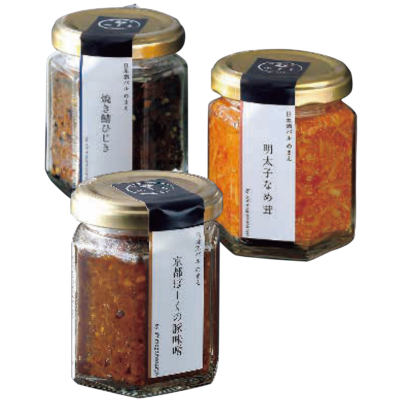 山海の幸 ｢京都ぽーくの豚味噌・焼き鯖ひじき・明太子なめ茸｣ 20019