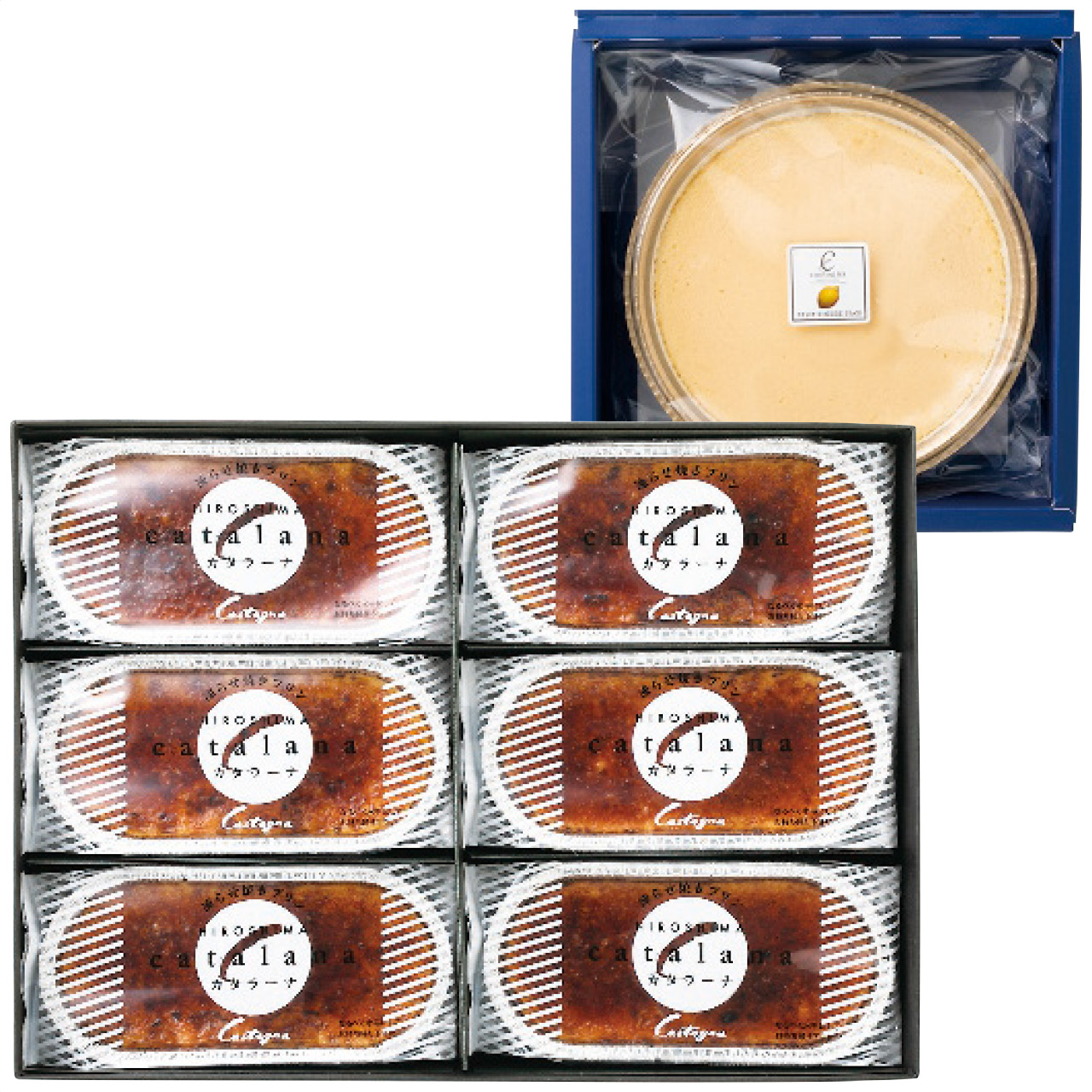 カタラーナ6個・レモンチーズケーキセット