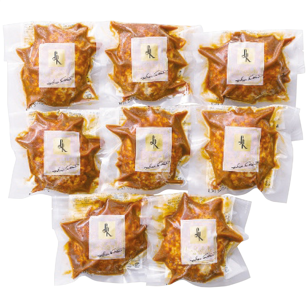 坂井宏行監修 お肉の旨みをとじこめたハンバーグデミグラスソース8個