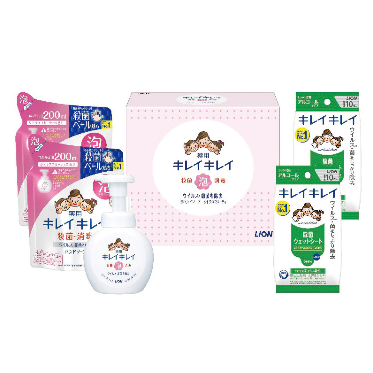 キレイキレイ薬用泡ハンドソープセット LBB-D