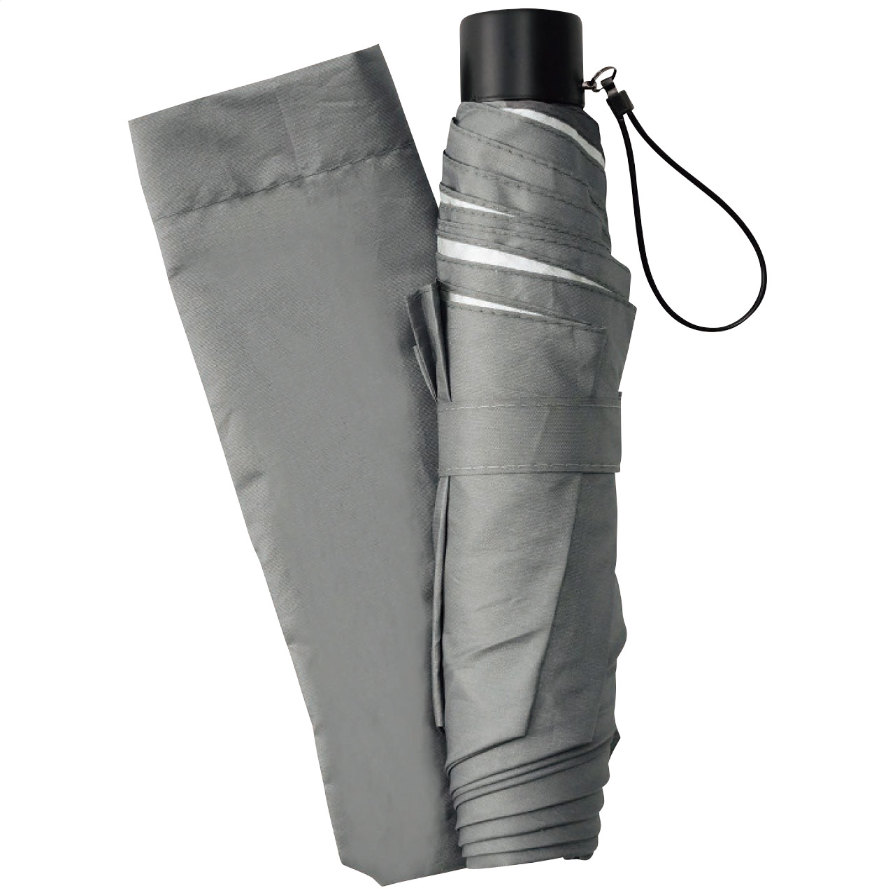 晴雨兼用 折りたたみ傘(グレー)