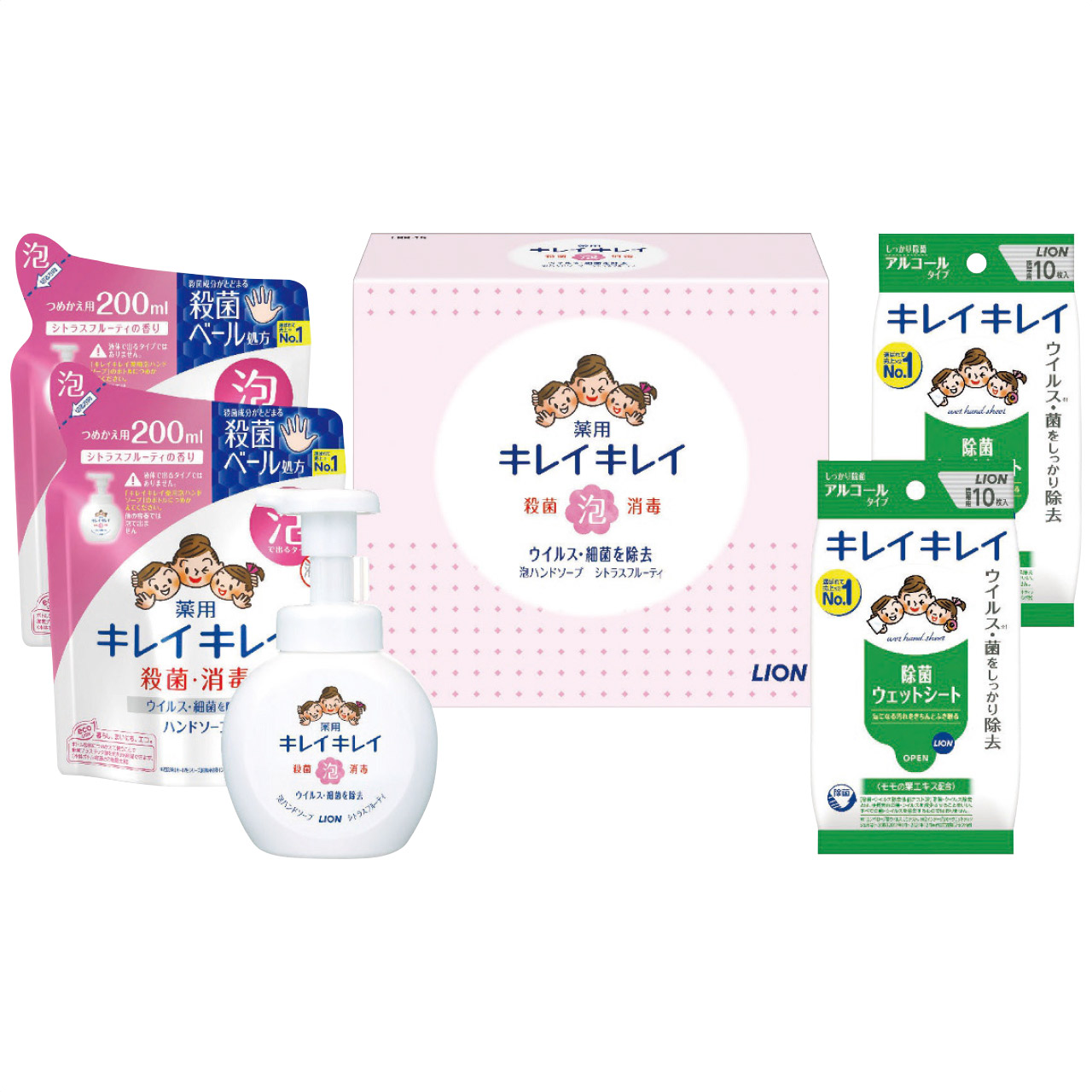 キレイキレイ薬用泡ハンドソープセット LBB-D