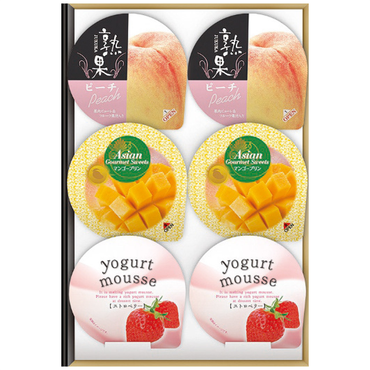 6個フルーティーデザートコレクション DC-6