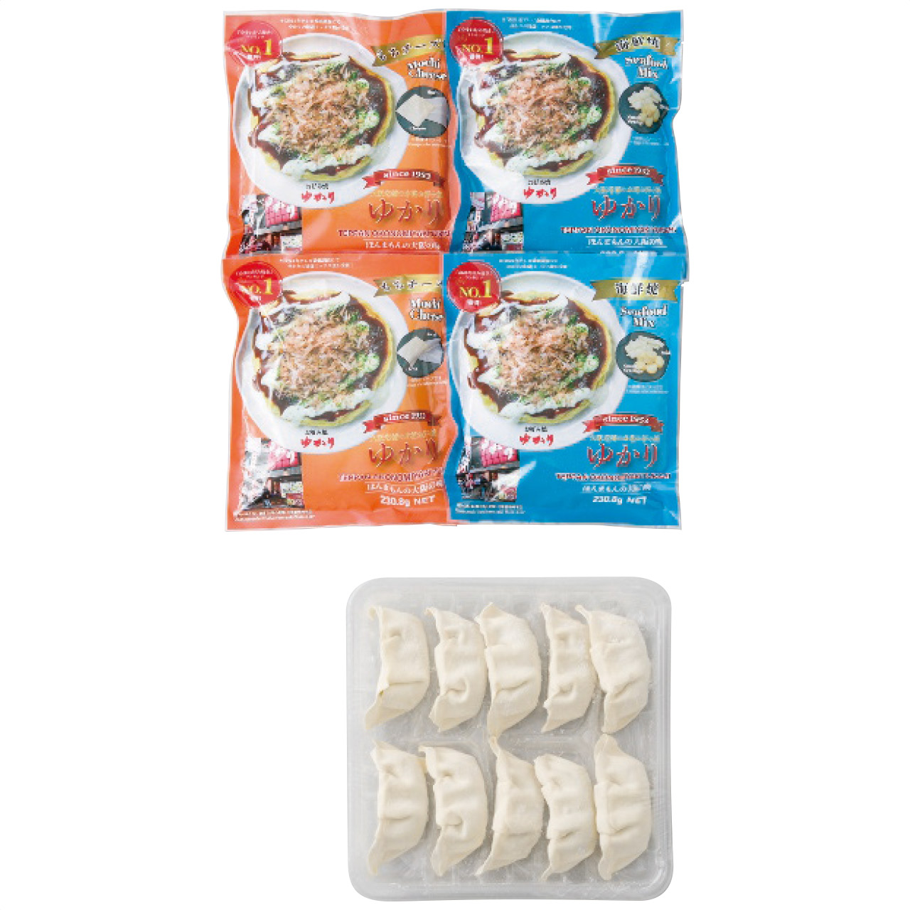 冷凍お好み焼・ねぎ餃子セット