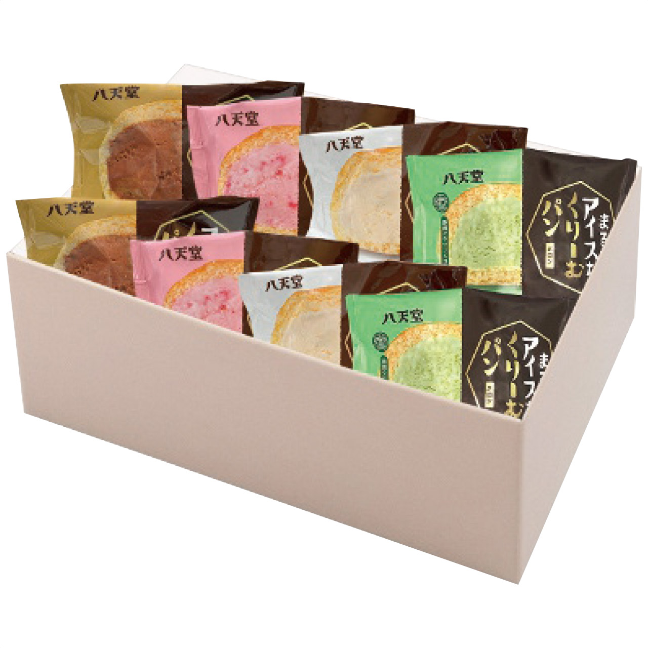 まるでアイスなくりーむパン4種8個詰合せ