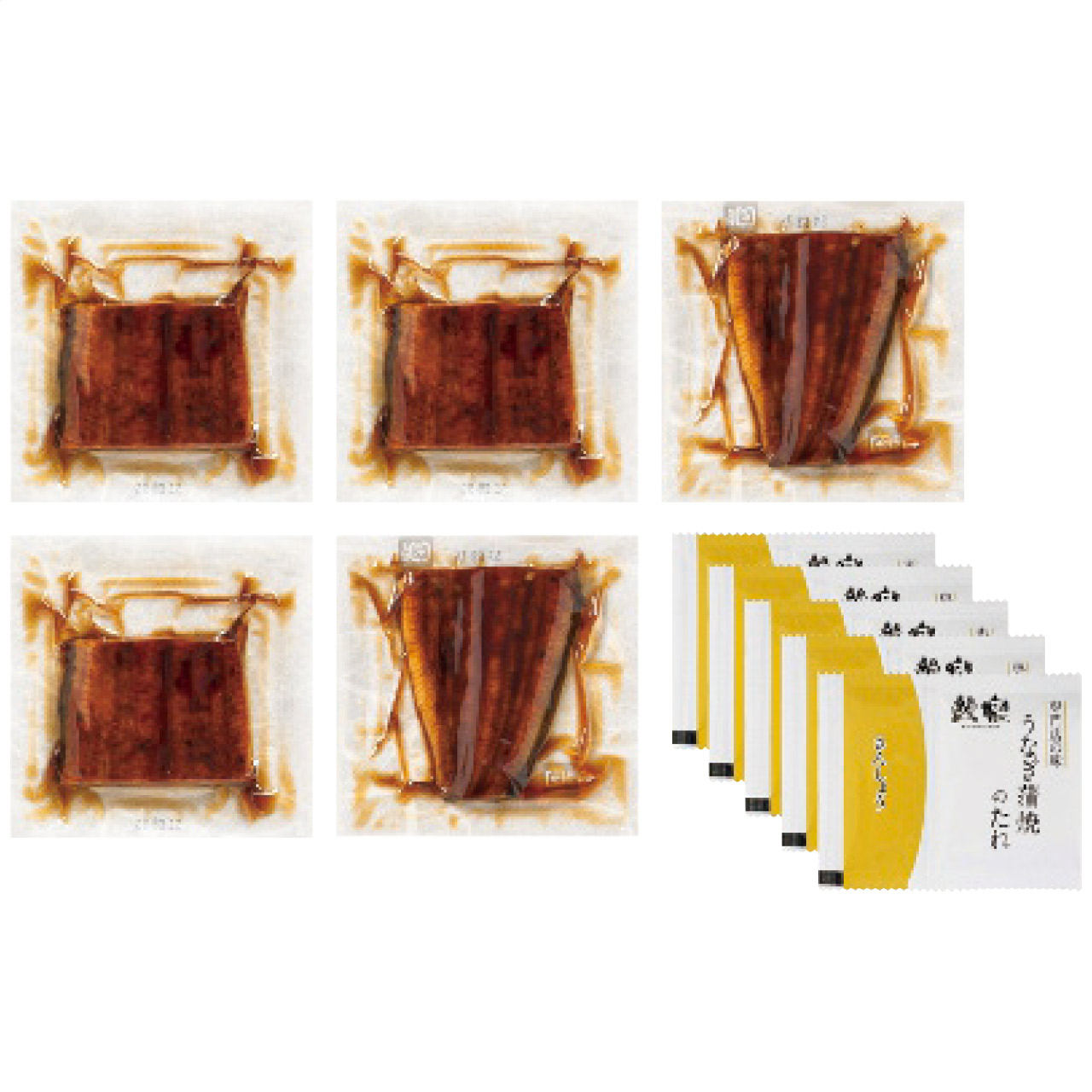 鰻楽うなぎ蒲焼 切身5枚