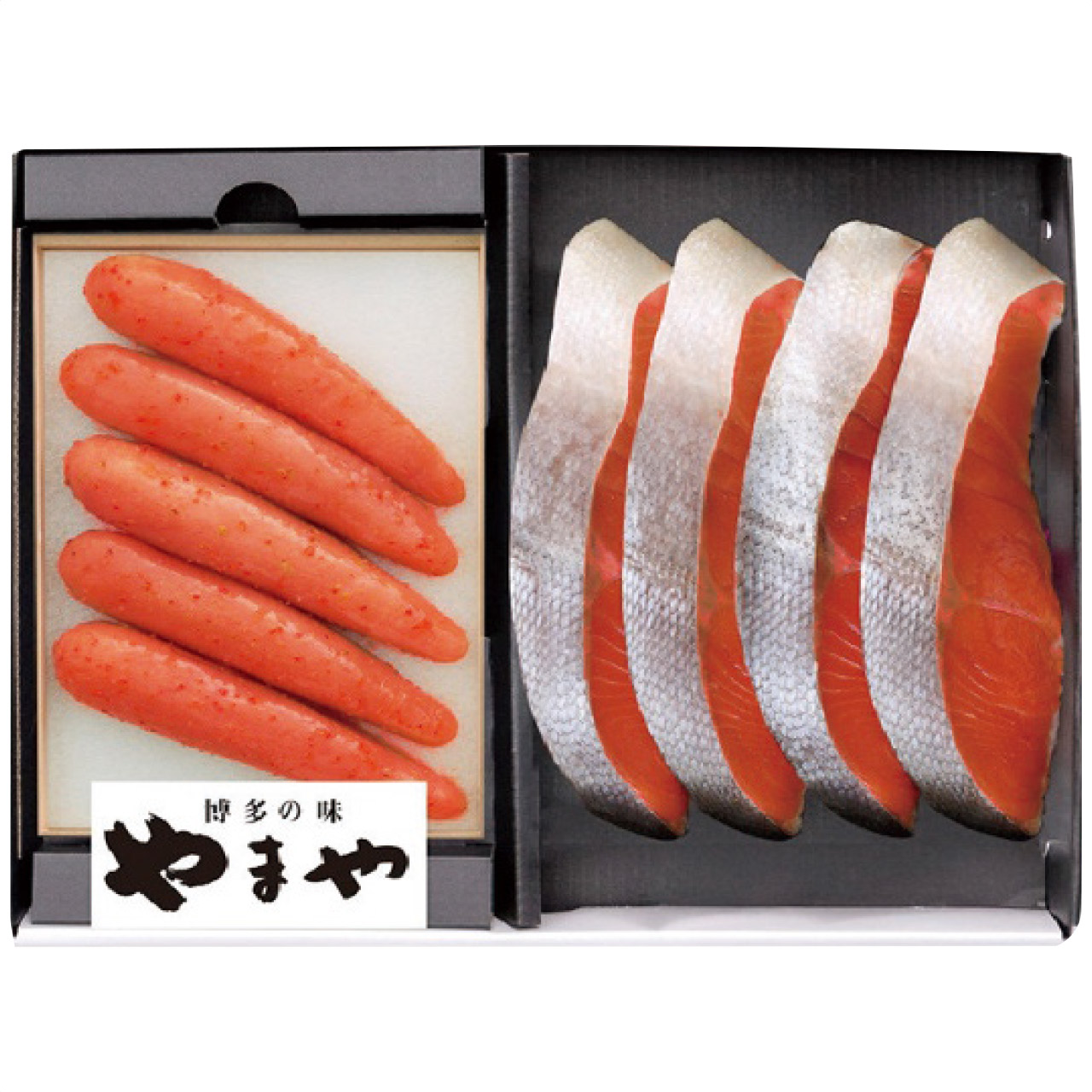 無着色辛子明太子・紅鮭詰合せ