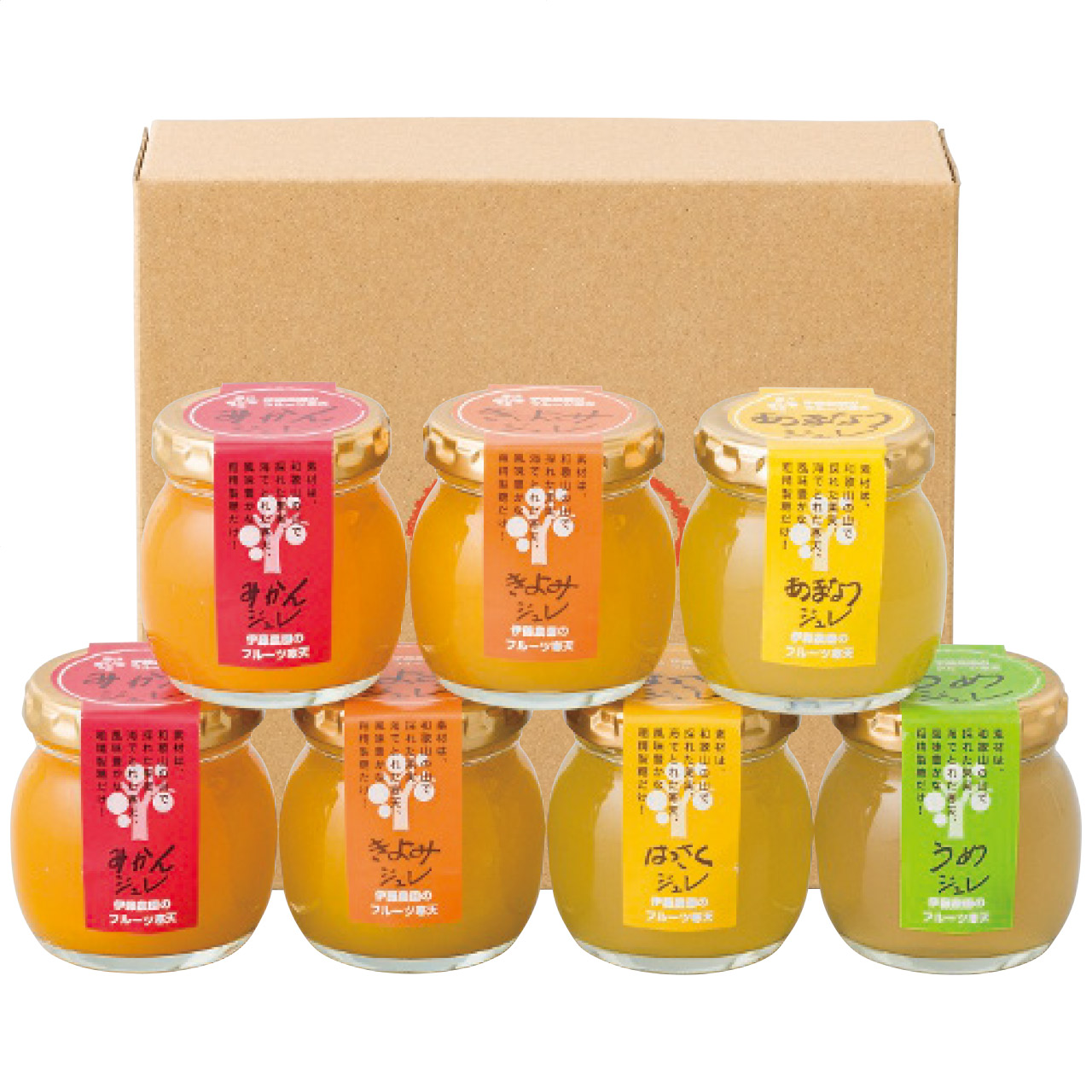 ピュアフルーツ寒天ジュレ詰合せ JB-7