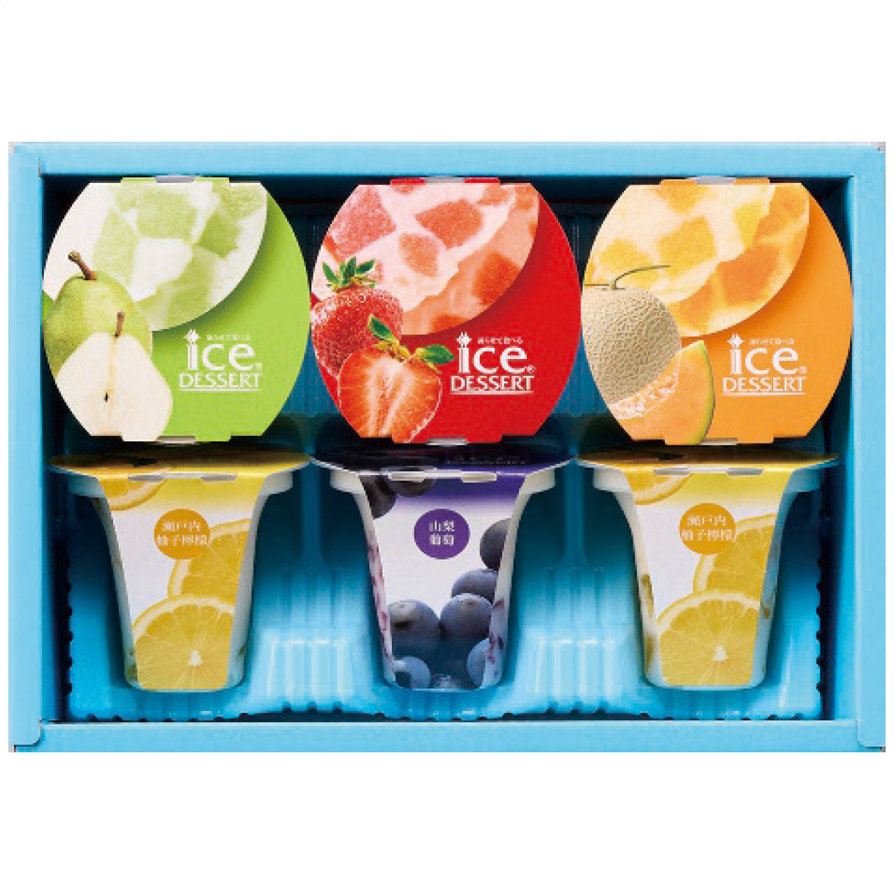 凍らせて食べる アイスデザート～国産フルーツ入り～ IDF-15