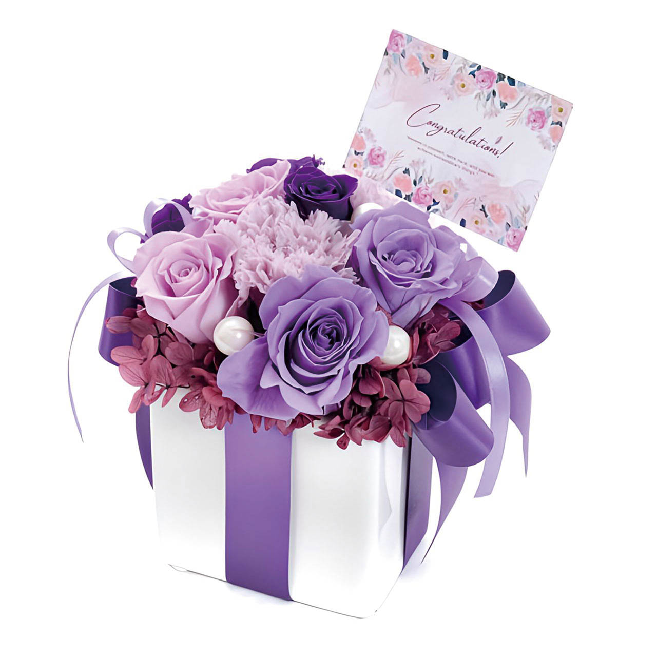 母の日 プリザーブドフラワー　ネルケモーナット