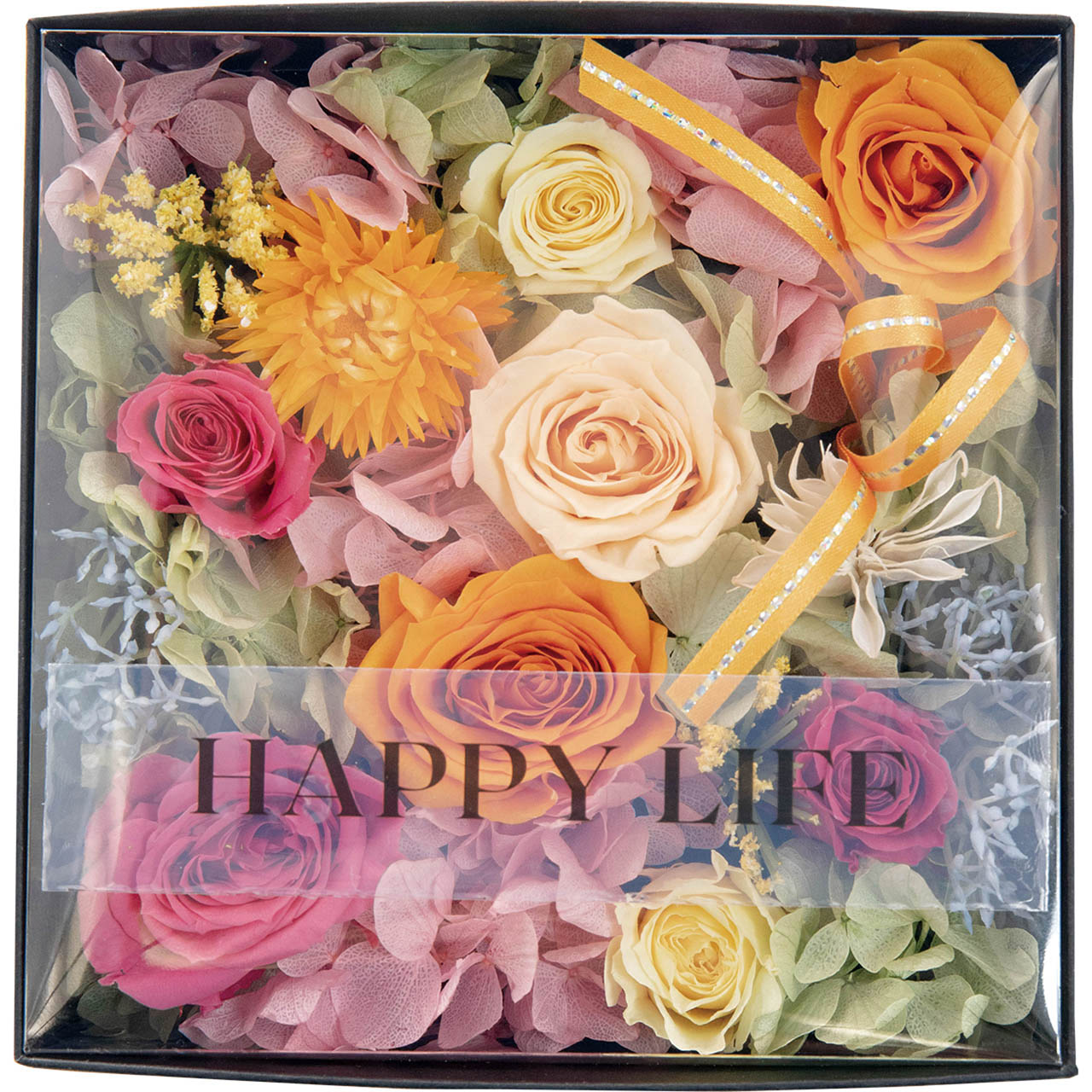 母の日 プリザーブドフラワー　フルールアンヴォーグ　カラフル