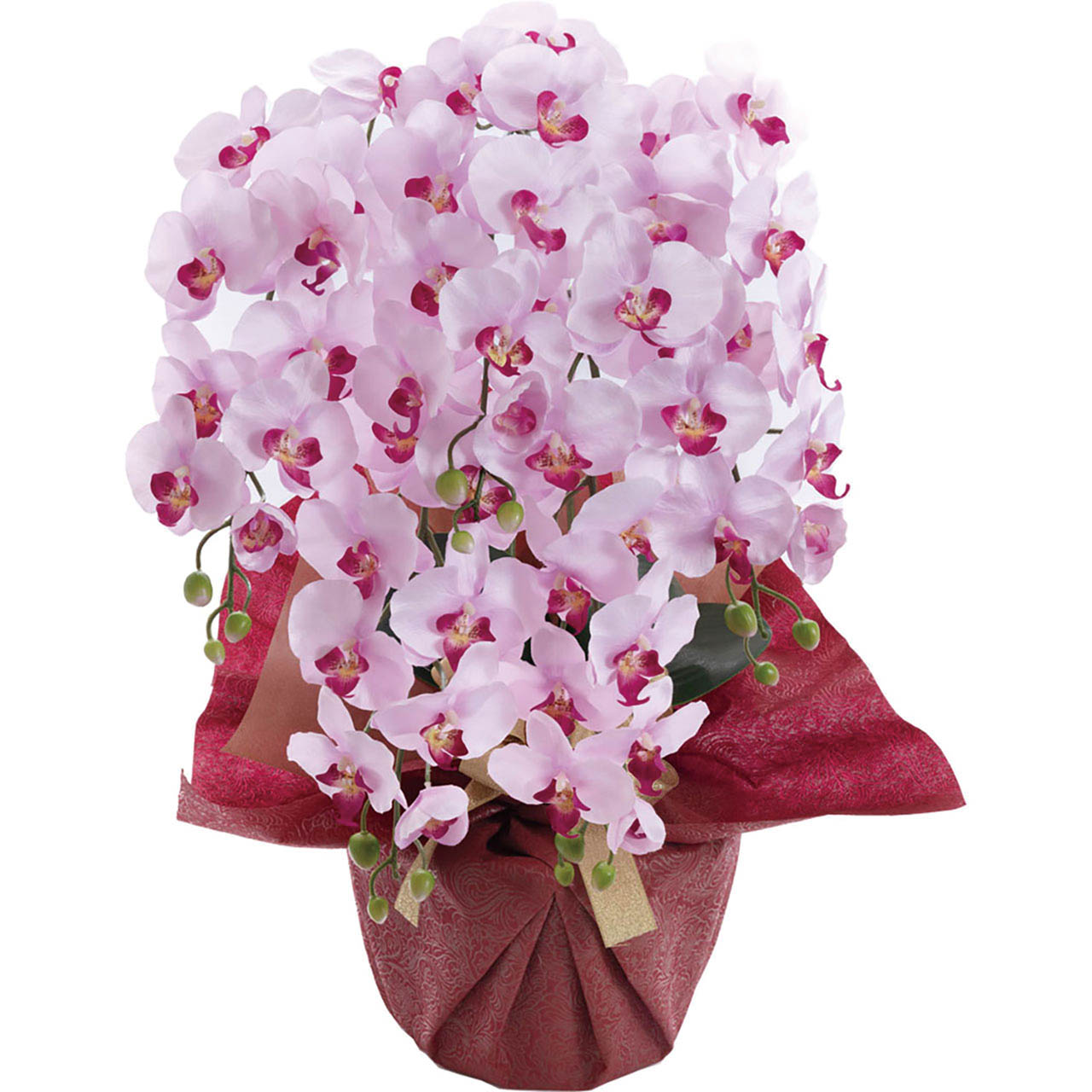 母の日 アーティフィシャルフラワー 5本立ち胡蝶蘭 ラベンダー