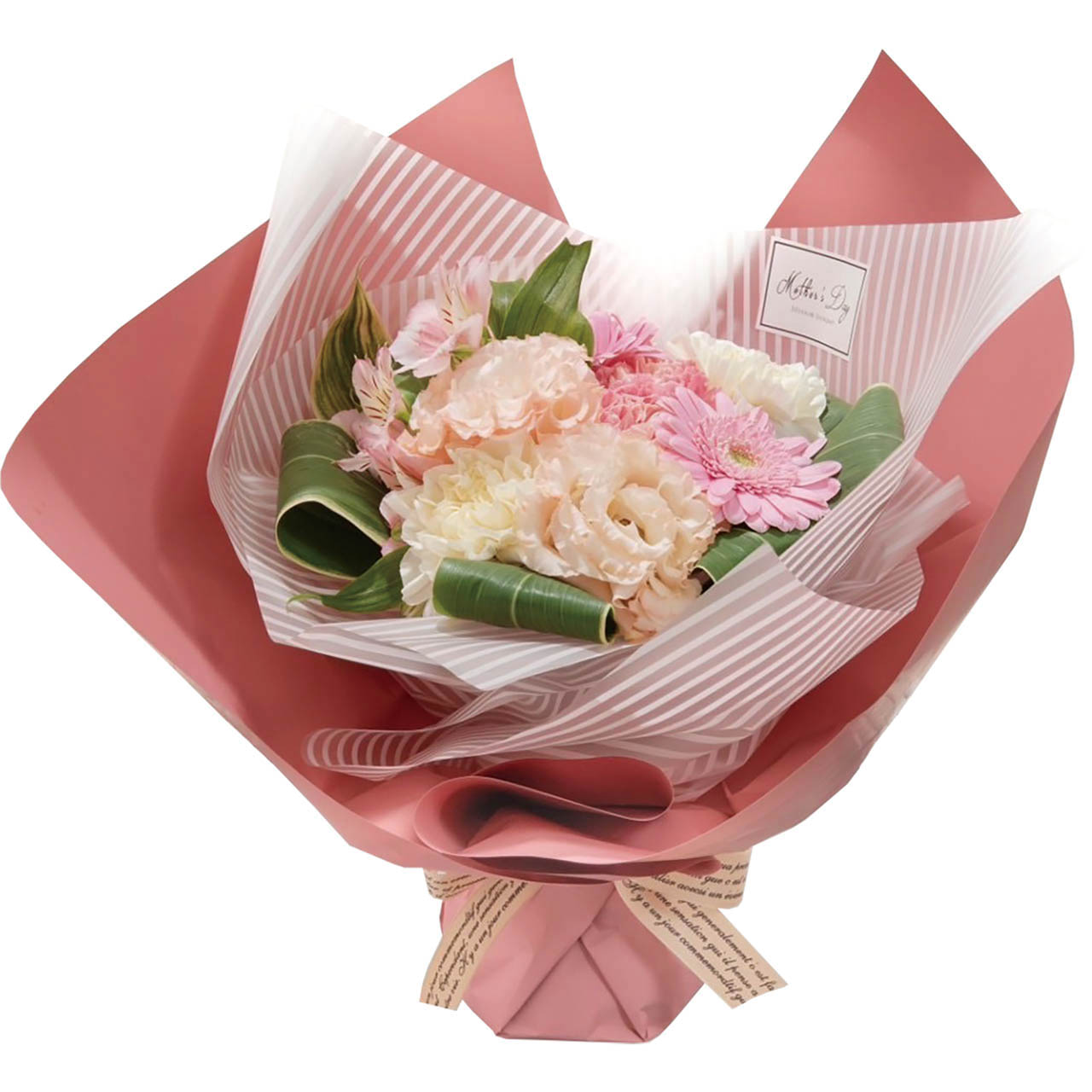 母の日 生花置いて飾れるブーケ