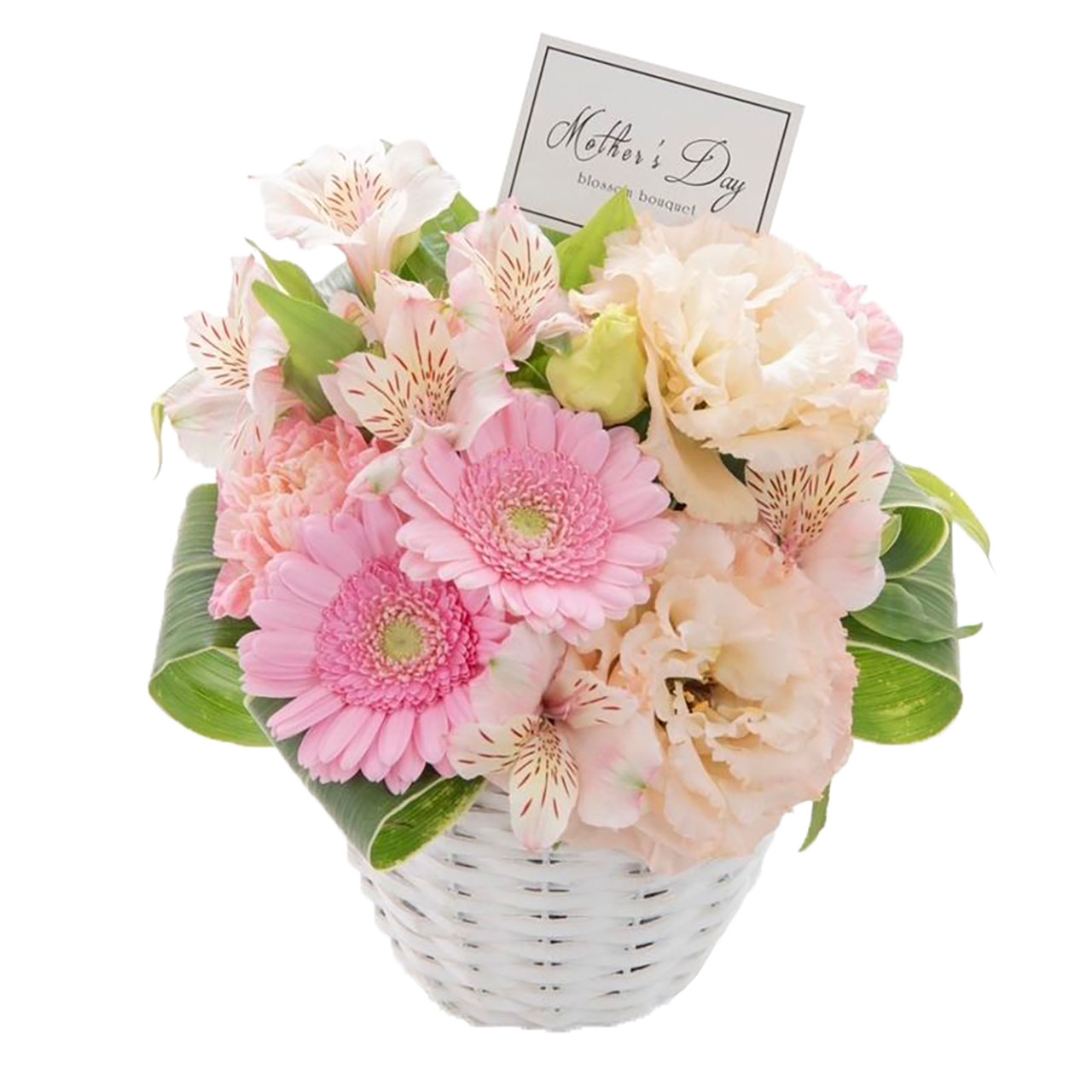 母の日 生花ラウンドアレンジ