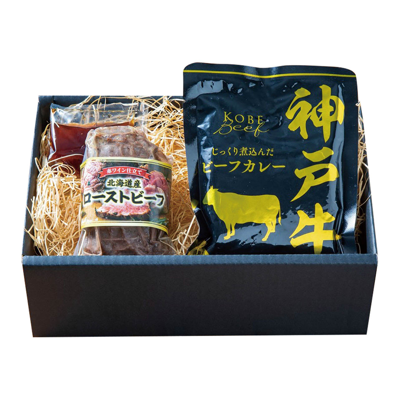 母の日 神戸ビーフカレー＆北海道産ローストビーフ詰合せ