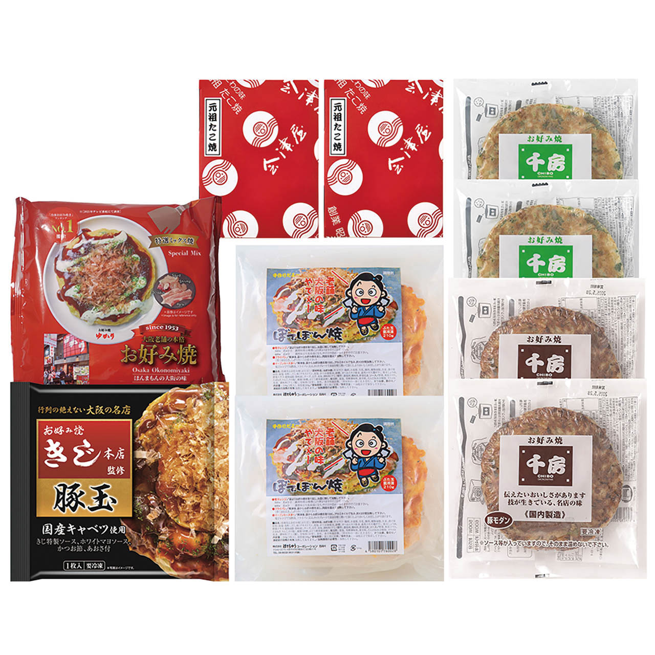 母の日 お好み焼きたこ焼きセット＜10食＞