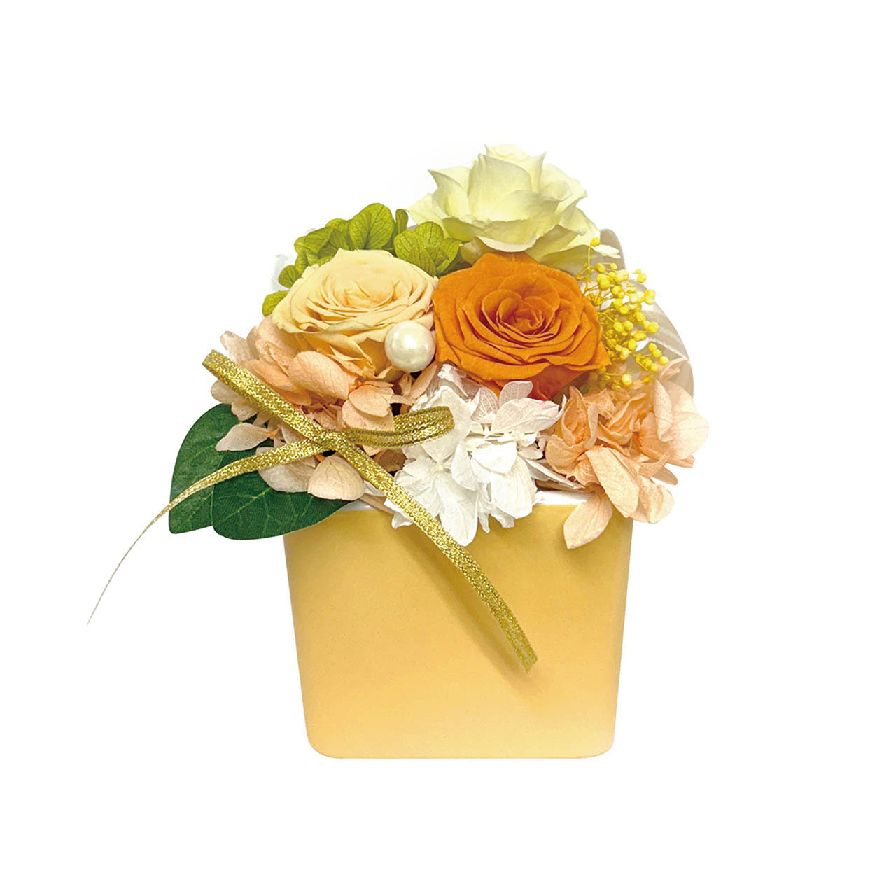 母の日 ギフトアレンジメント　エクラン　オレンジ