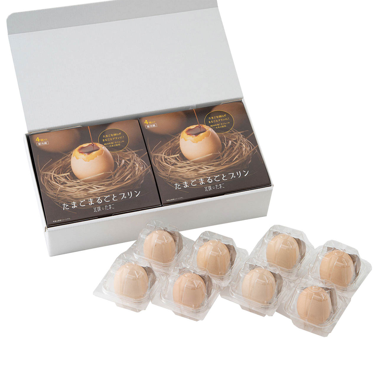 母の日 たまごまるごとプリン8個入