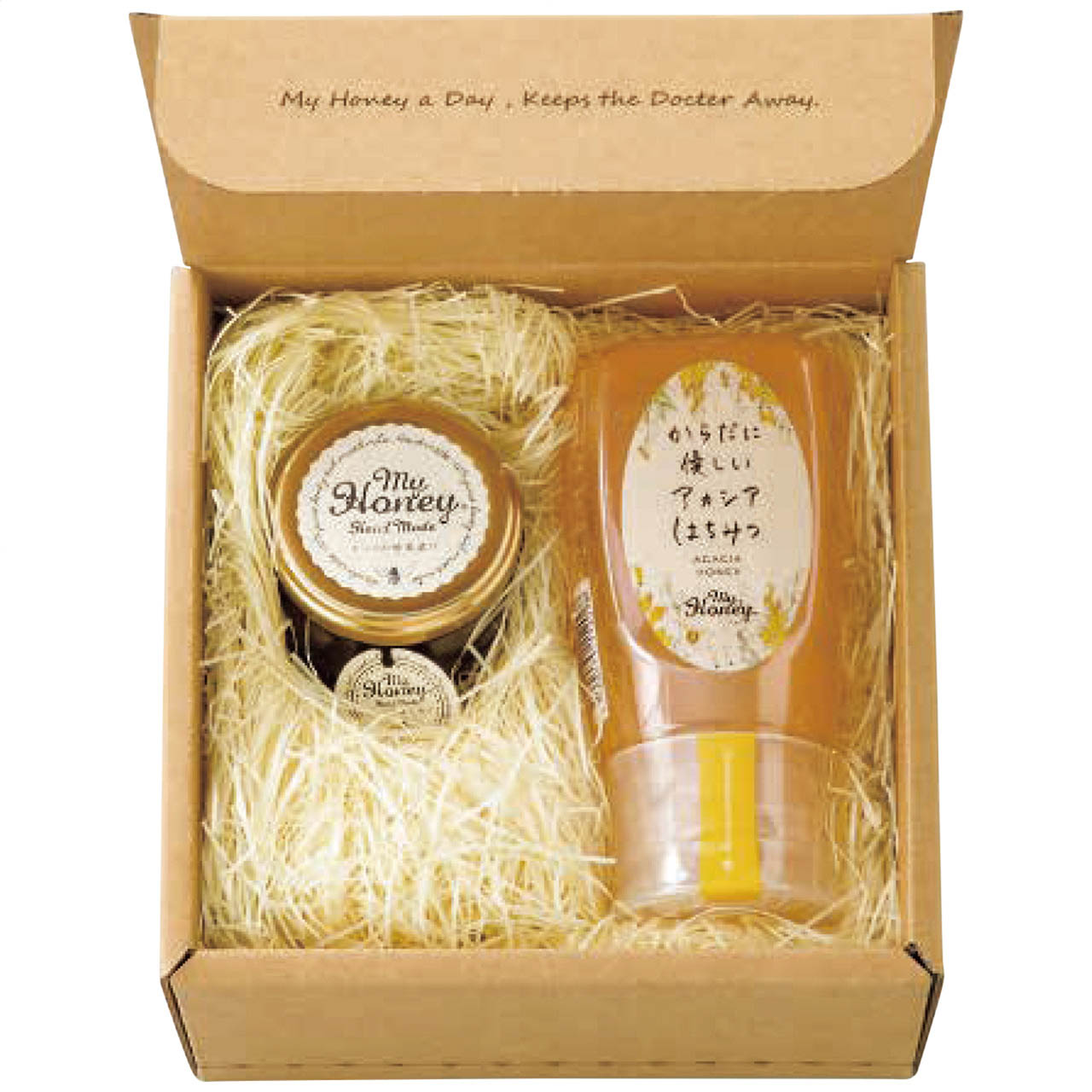母の日 ナッツの蜂蜜漬けとからだに優しいアカシアはちみつのセット