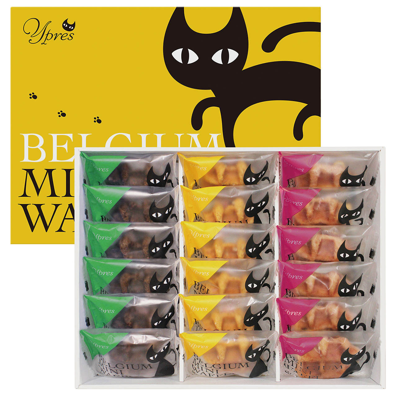 父の日 イーペルの猫祭り ベルギーミニワッフル