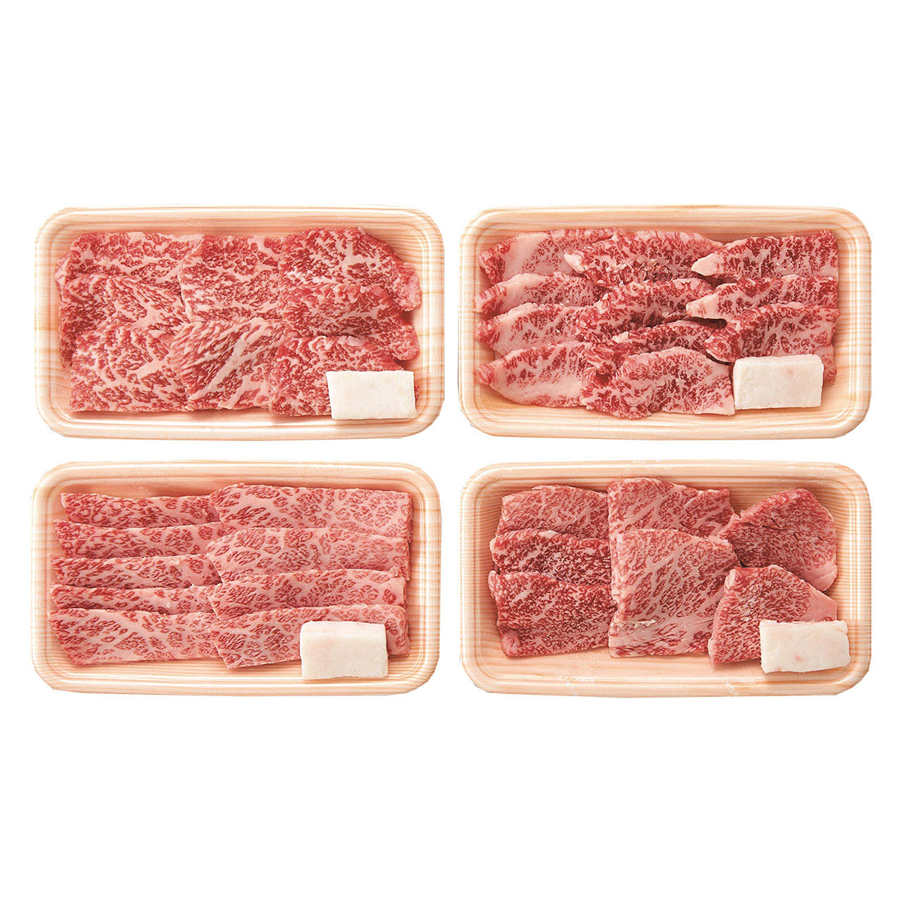 父の日 松阪牛人気の焼肉4種食べ比べセット 480g