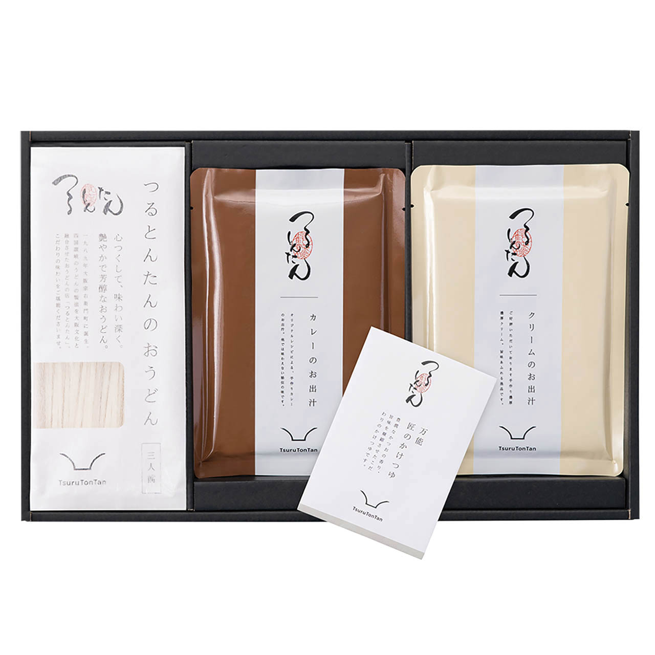 父の日 つるとんたん　かけ・カレー・クリームのおうどん