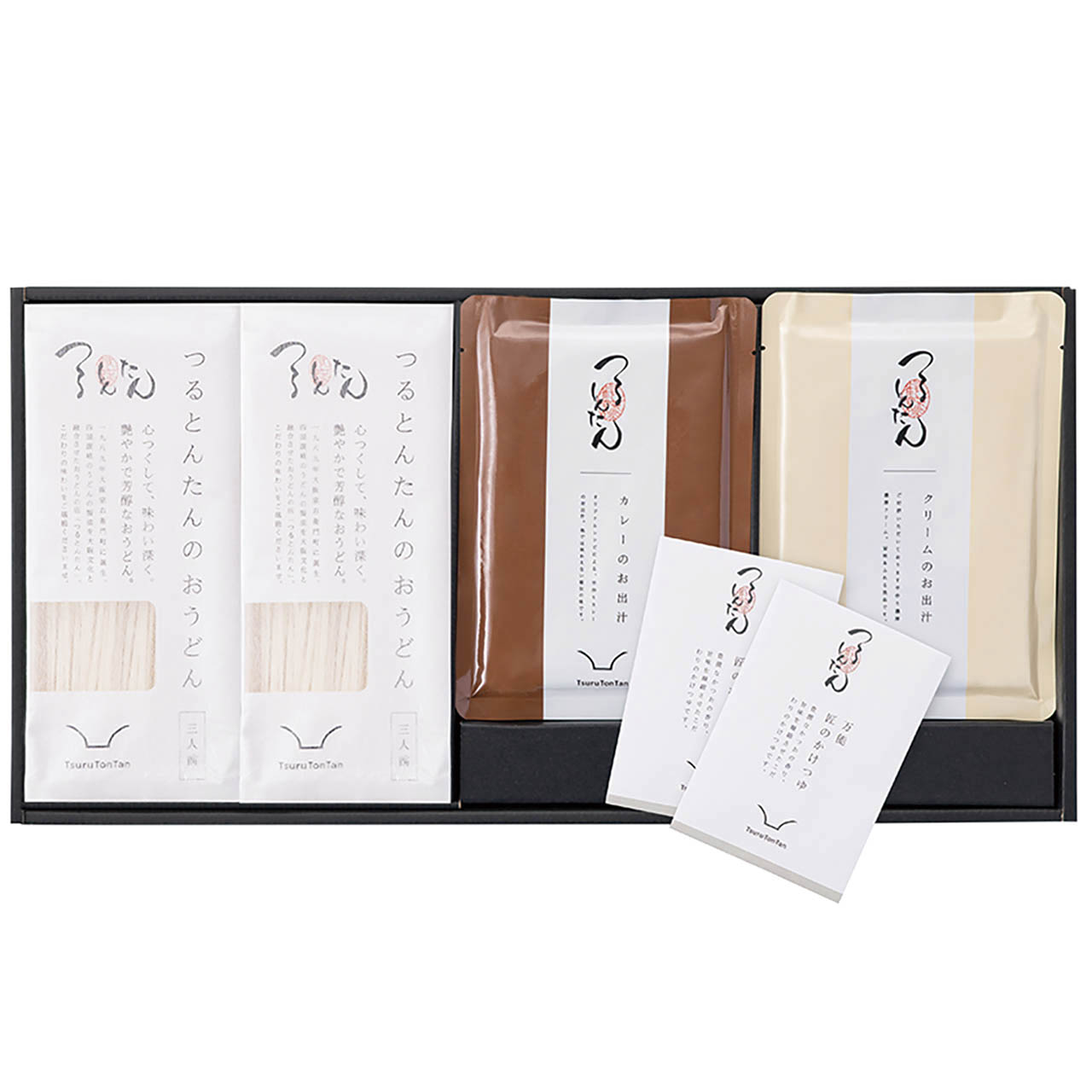 父の日 つるとんたん　かけ・カレー・クリームのおうどん