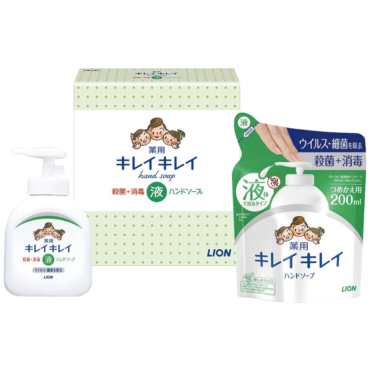キレイキレイ薬用液体ハンドソープセット LBH-6P