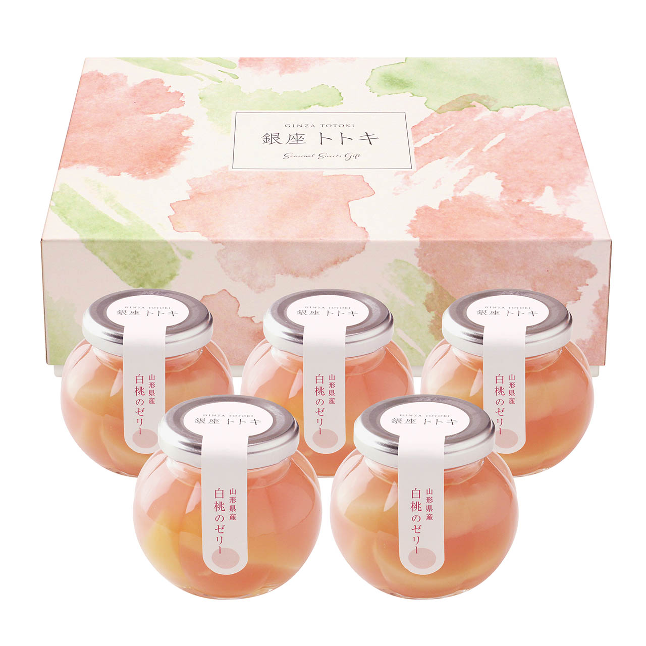 山形県産白桃のゼリー