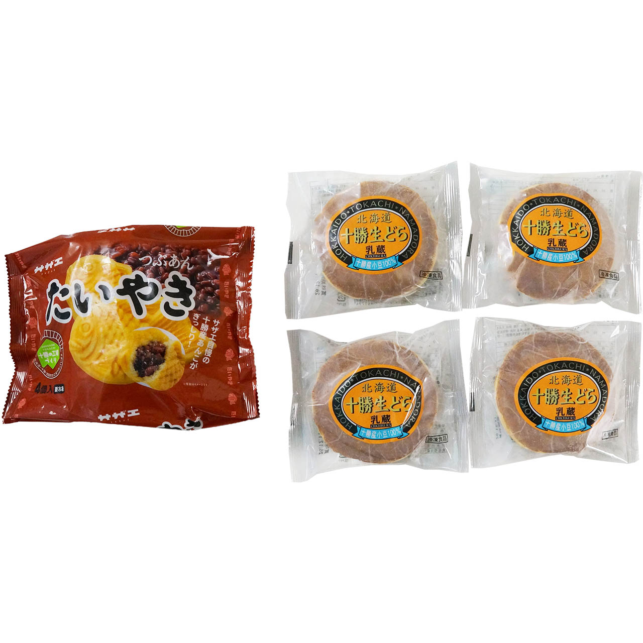 十勝生どらとたい焼き4尾