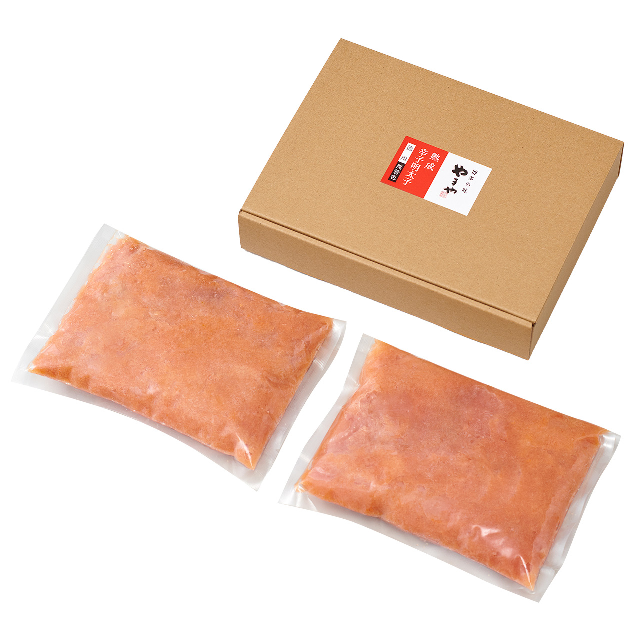 熟成無着色明太子徳用冷凍500g×2